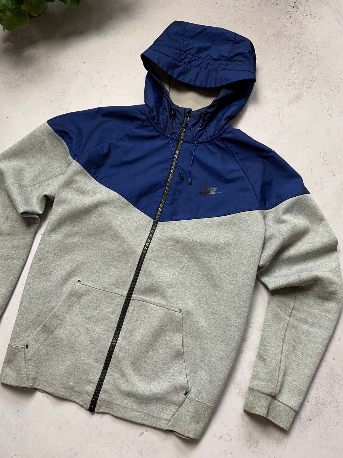 Nike Nike Tech Fleece Nylon Metal Zip-up Jacket Drill Sportswear Size US XL / EU 56 / 4 - 3 Thumbnail