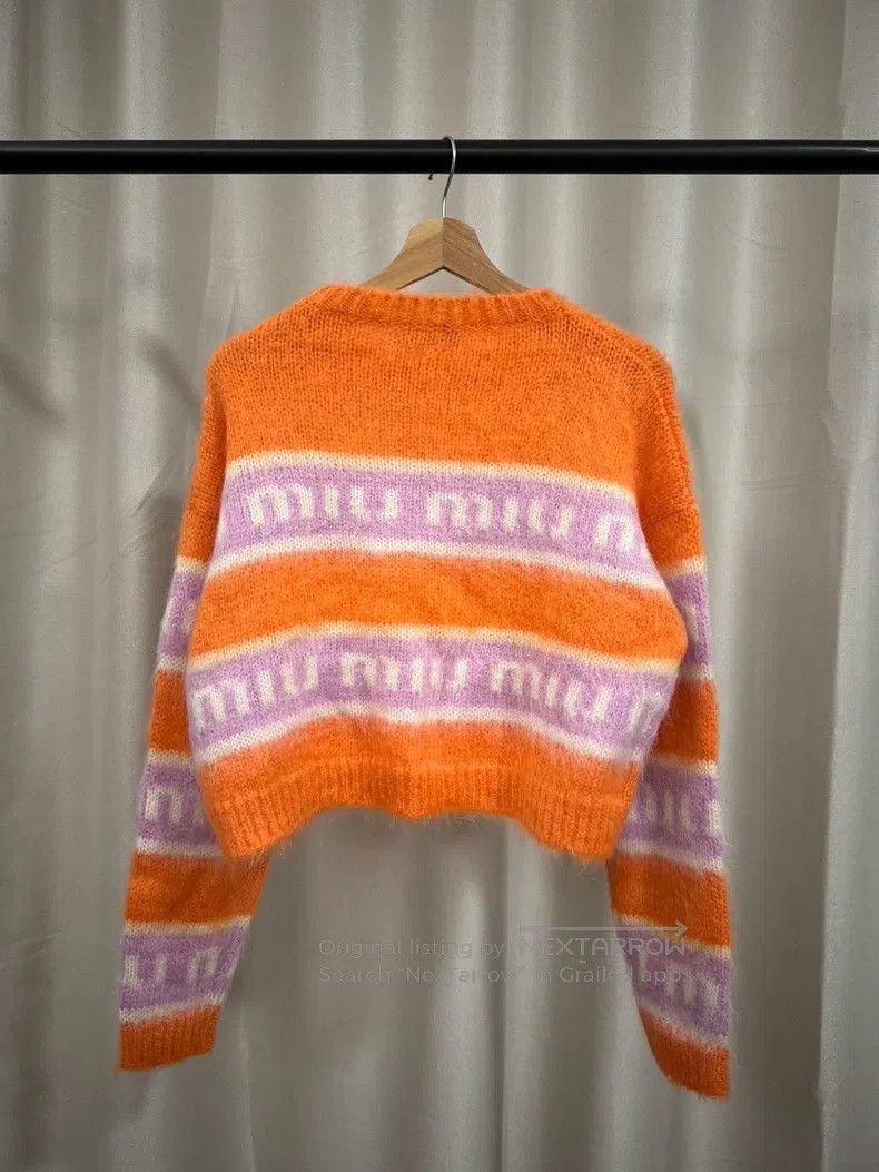 Miu Miu Miu Miu 38 The barrage is full of orange mohair sweaters. Size M / US 6-8 / IT 42-44 - 2 Thumbnail