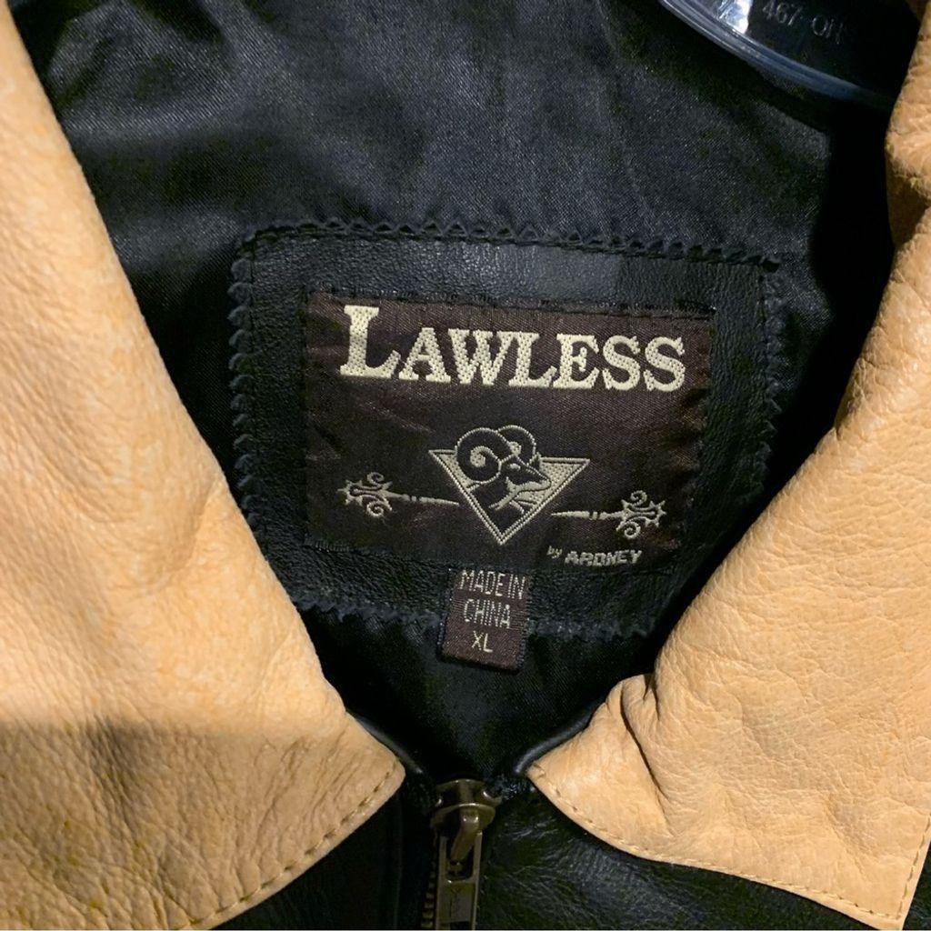 Other Men’s Lawless Western Leather Jacket Size US XL / EU 56 / 4 - 4 Thumbnail
