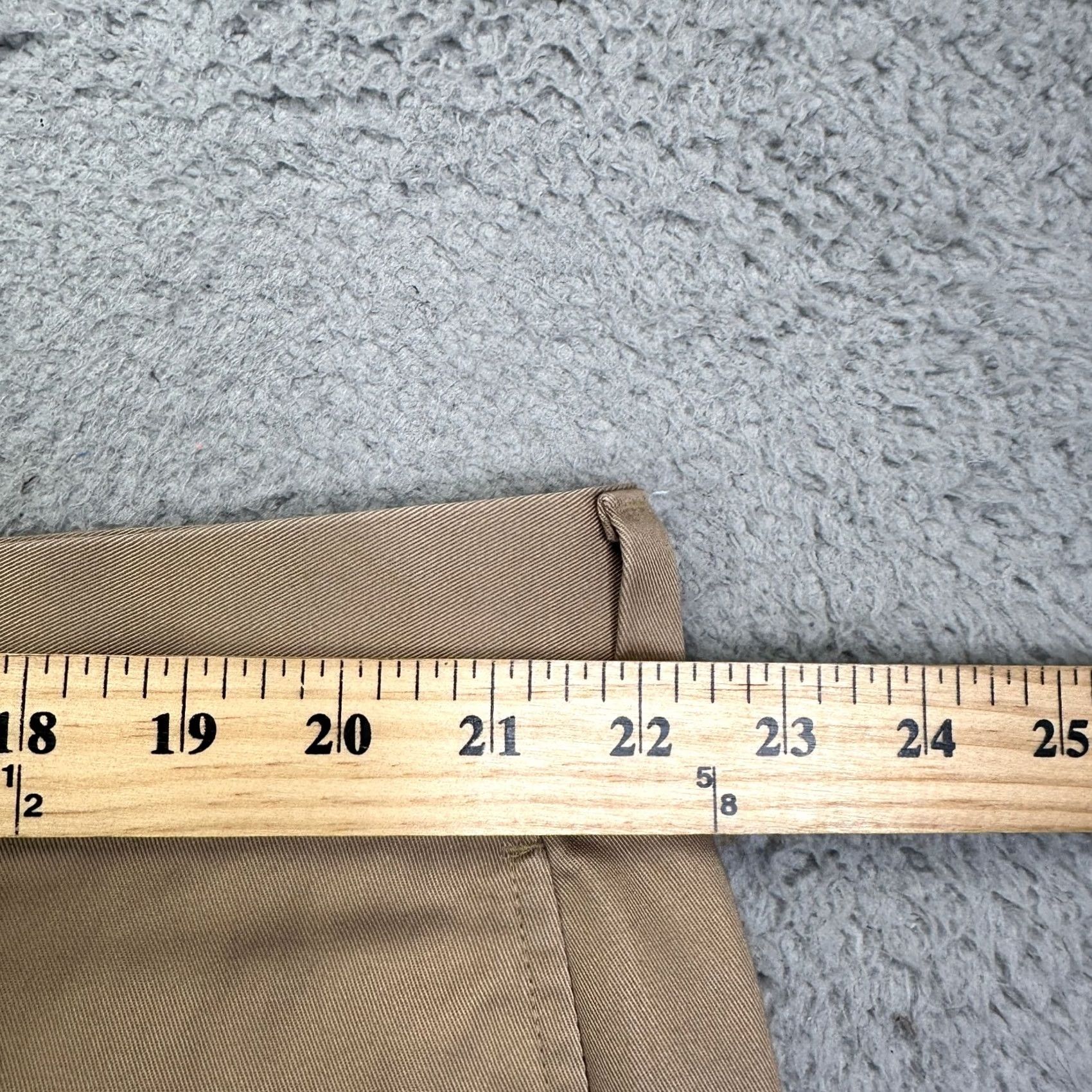 Vintage L.L. Bean Pants Mens 44 Tan Dress Chinos Natural Fit Flat Front Flap Pockets NEW Mens 44 Tan Chinos Flat Front Size US 44 / EU 60 - 6 Thumbnail