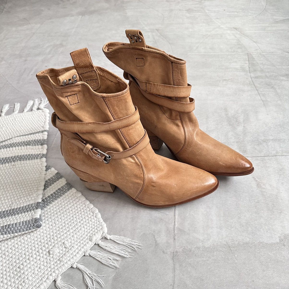 Dirk Bikkembergs AS 98 Airstep Vintage Ankle Straps Boots Rick Owens Vibe Size US 10 / IT 40 - 4 Thumbnail