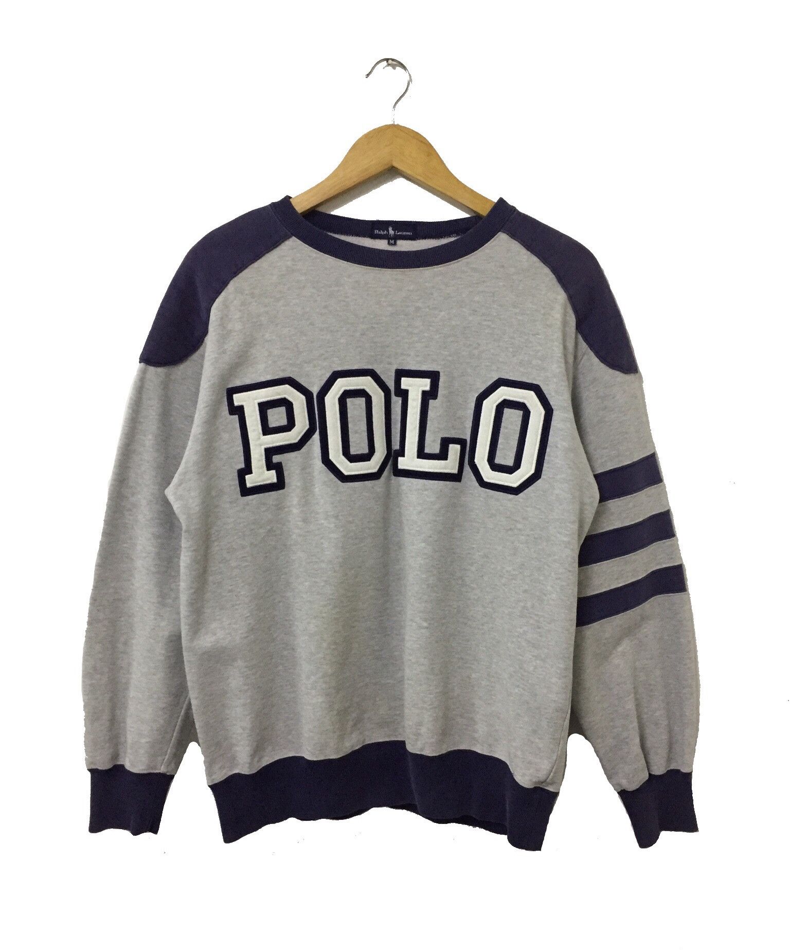 Polo Ralph Lauren × Vintage VINTAGE 90s POLO RALPH LAUREN EMBROIDERY LOGO SWEATSHIRT Size US M / EU 48-50 / 2 - 1 Thumbnail