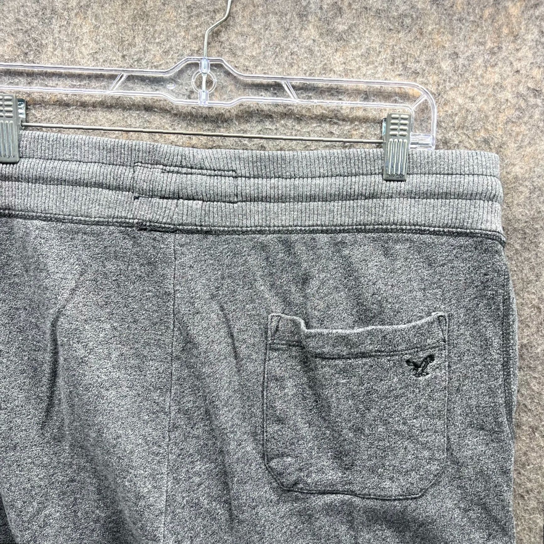 American Eagle Outfitters American Eagles Jogger Women Medium Heather Gray Athletic Sweatpants Tapered Size 32" / US 10 / IT 46 - 4 Thumbnail