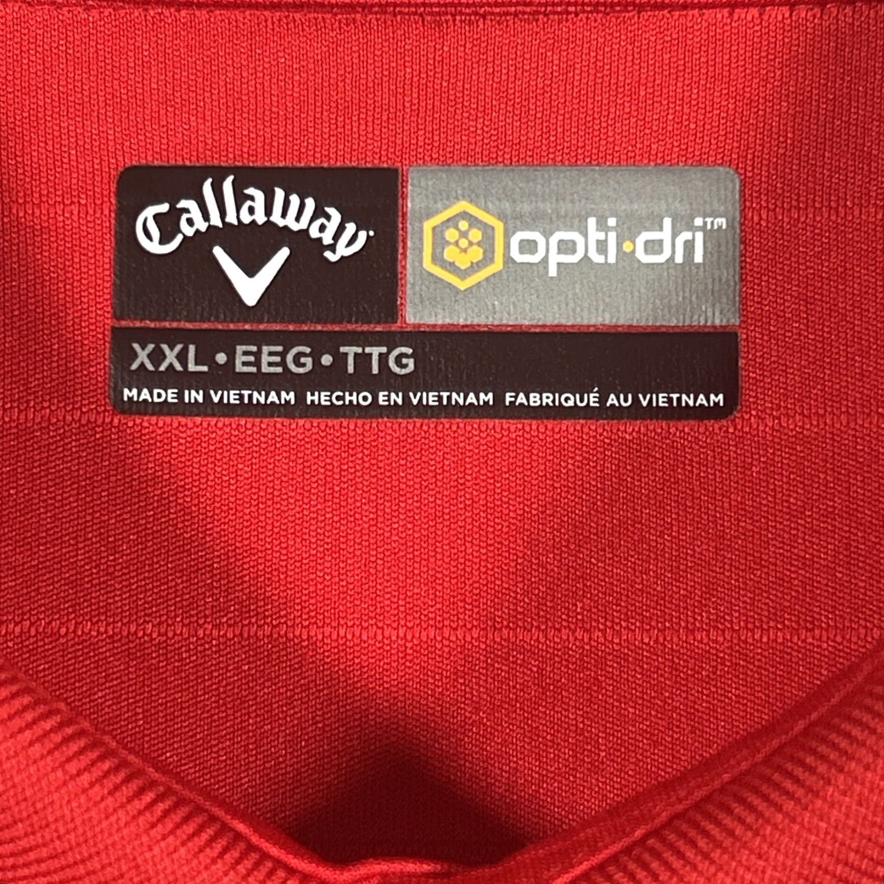Callaway Callaway Polo Shirt 2XL Red Striped Opti Dri Performance Golf Stretch Mens Size US XXL / EU 58 / 5 - 3 Thumbnail
