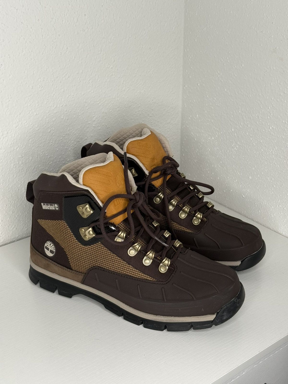 Timberland Timberland Euro Hiker Shell-Toe Jacquard boots Size US 10 / EU 43 - 1 Thumbnail
