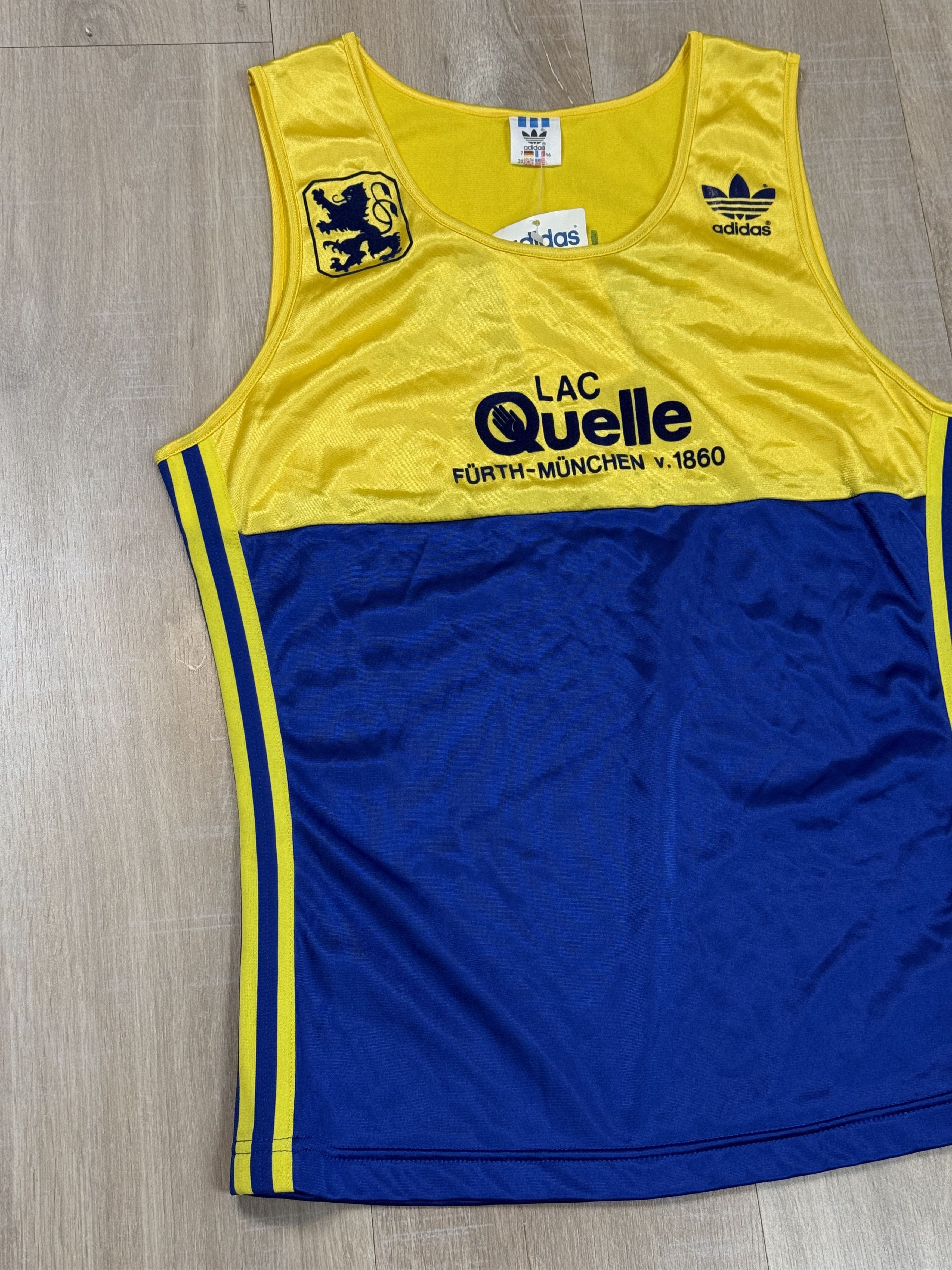 Adidas RARE 1860 Munich Vintage Training Jersey Sleeveless Size US L / EU 52-54 / 3 - 3 Thumbnail