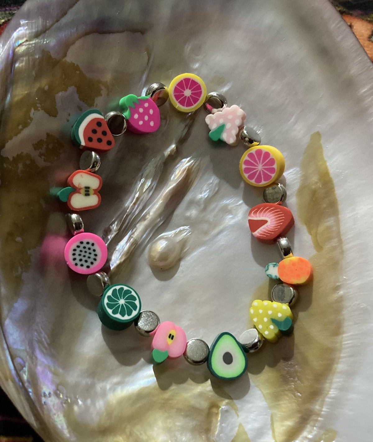 Other Friuty beaded bracelet Size ONE SIZE - 1 Preview