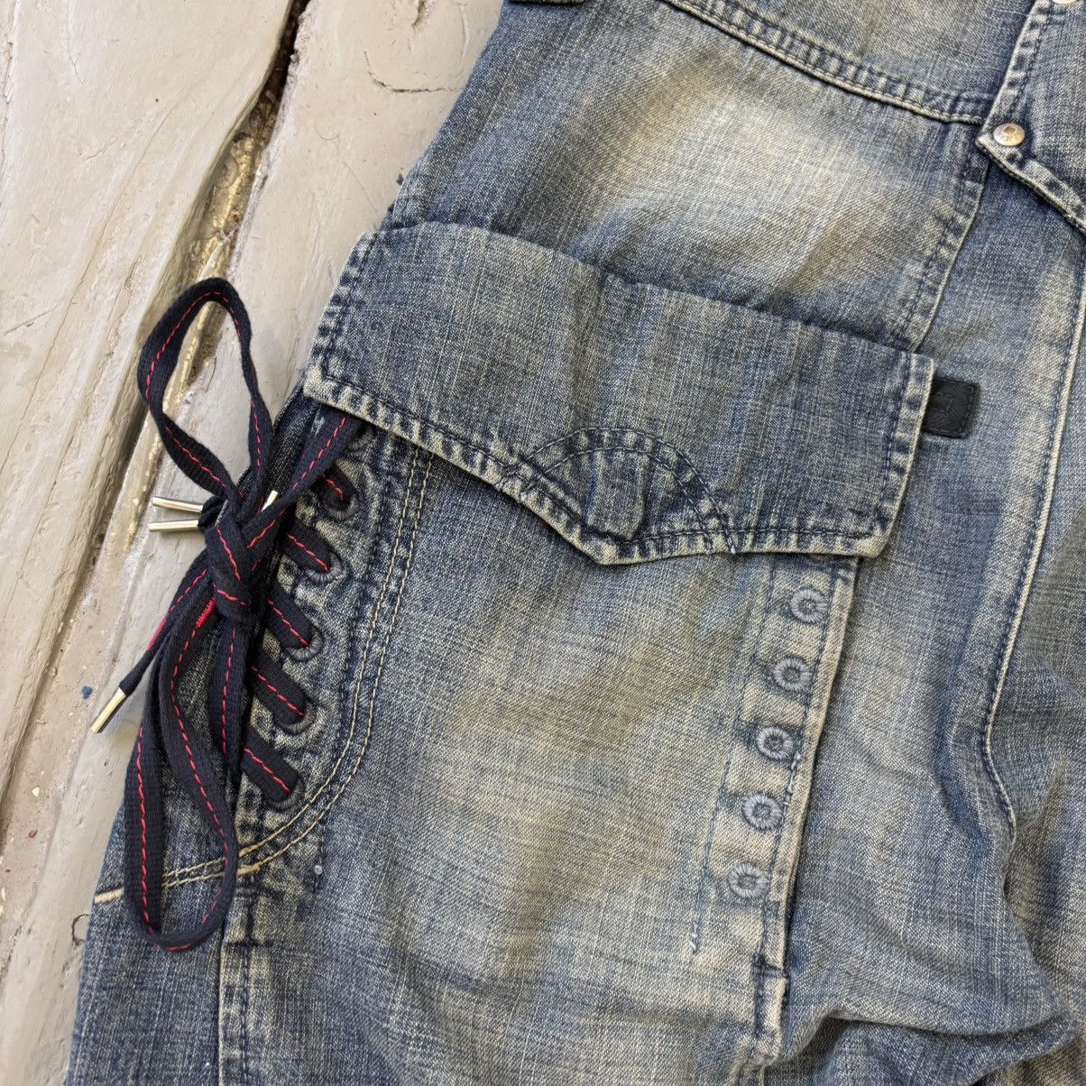 Marithe + Francois Girbaud Back-Lace Denim Size US 32 / EU 48 - 5 Thumbnail