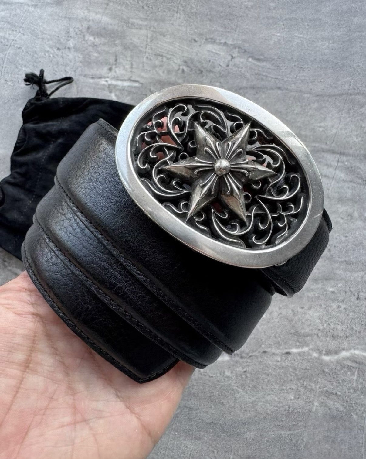 Chrome Hearts Chrome Hearts Hexagram Oval Belt Buckle Size ONE SIZE - 8 Thumbnail