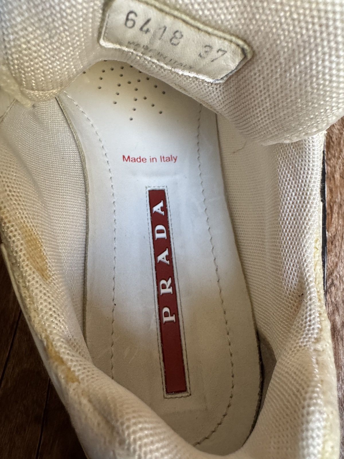 Prada fabric america cup sneakers Size US 5.5 / EU 38 - 11 Thumbnail