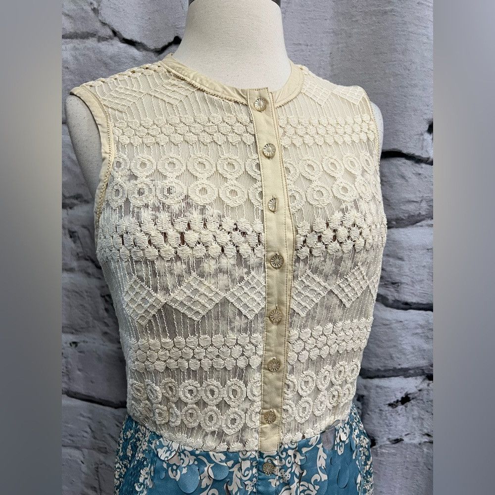 Anthropologie Anthropologie Beguile Bryron Lars Lasercut Fleur-De-Lys Emb Size M / US 6-8 / IT 42-44 - 3 Thumbnail