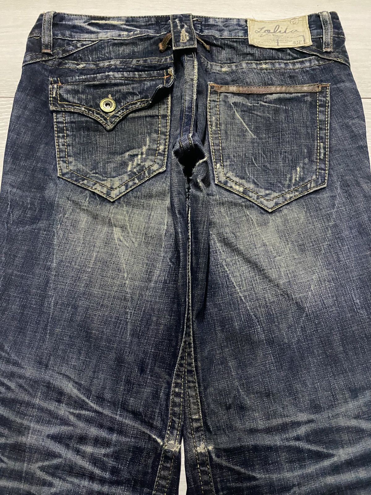 Undercover Japanese Brand Lolita Punk Hybrid Flare Jeans Size US 34 / EU 50 - 4 Thumbnail