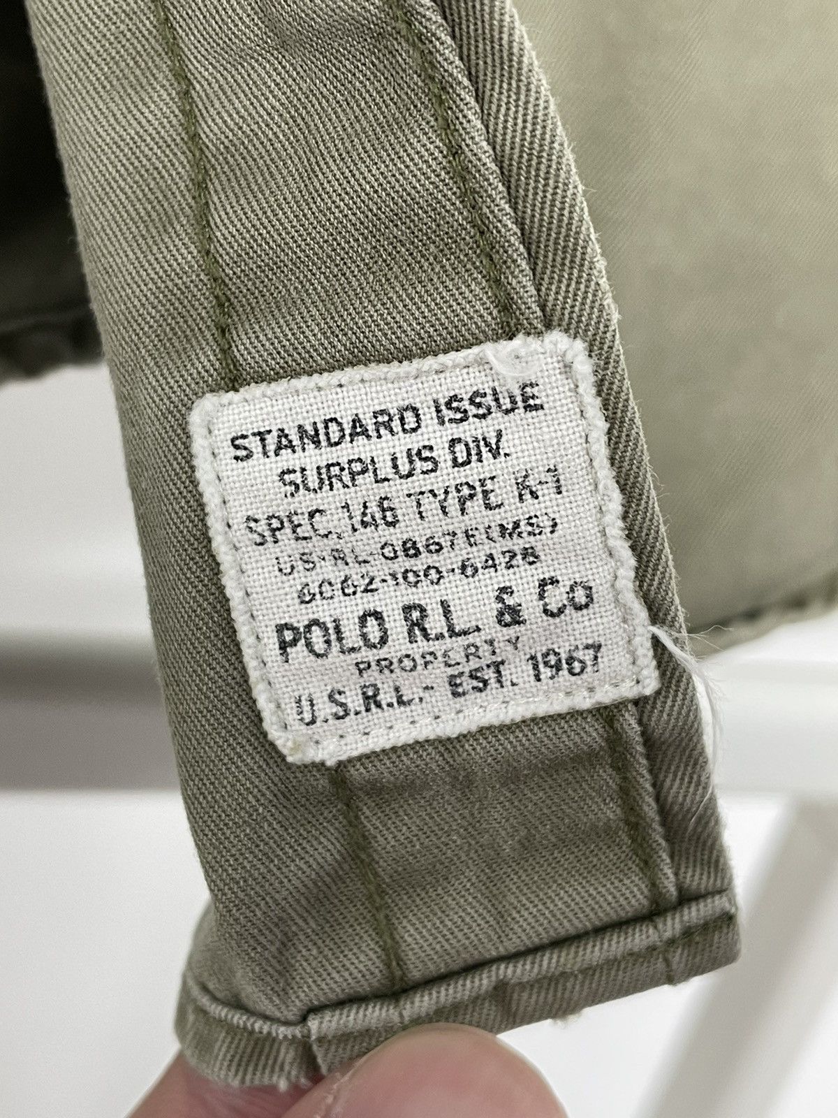 Polo Ralph Lauren Polo Ralph Lauren inspired patchers army military olive Size US S / EU 44-46 / 1 - 9 Thumbnail