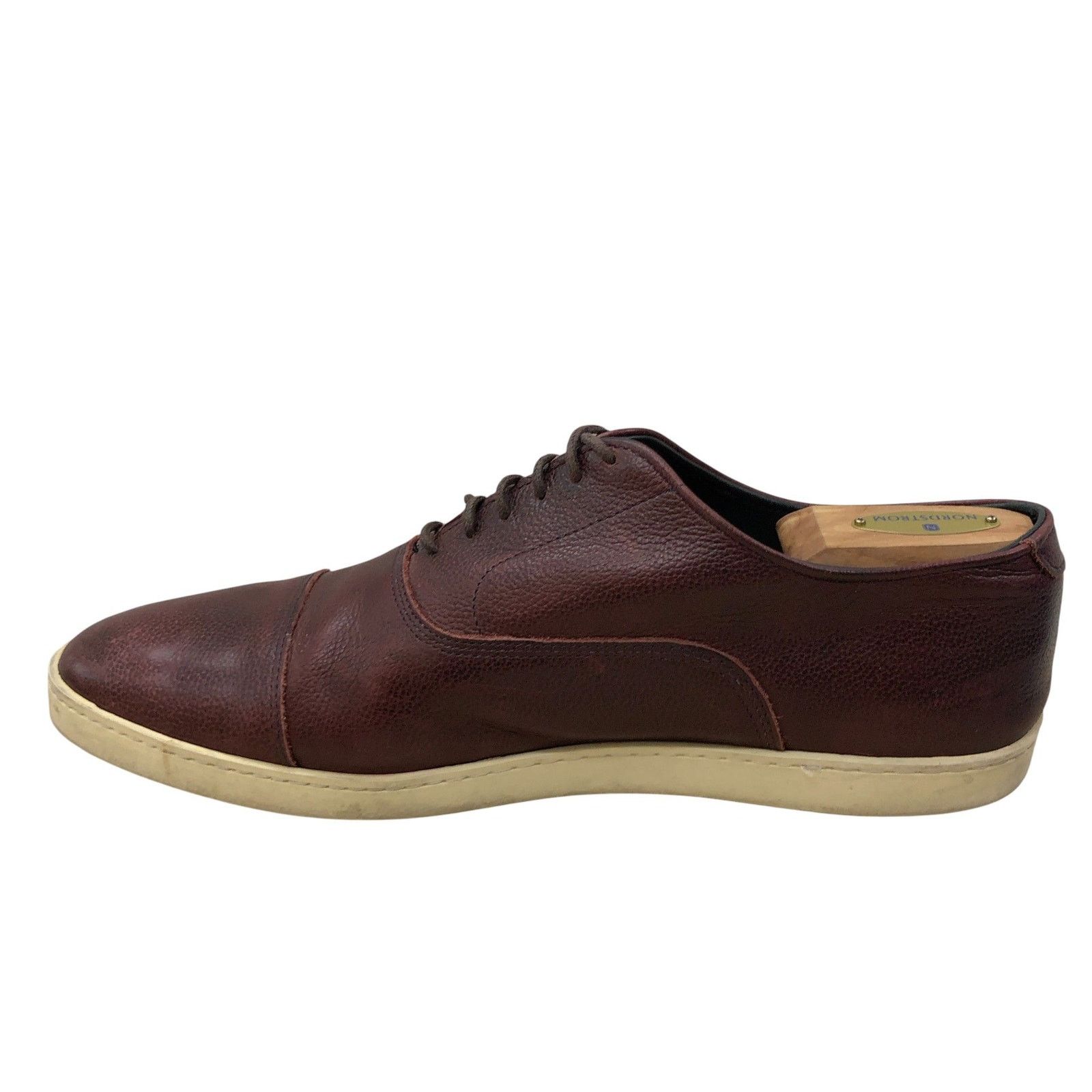 Allen Edmonds Allen Edmonds Shoes 10.5 D Brown Leather Cap Toe Sneakers Size US 10.5 / EU 43-44 - 6 Thumbnail