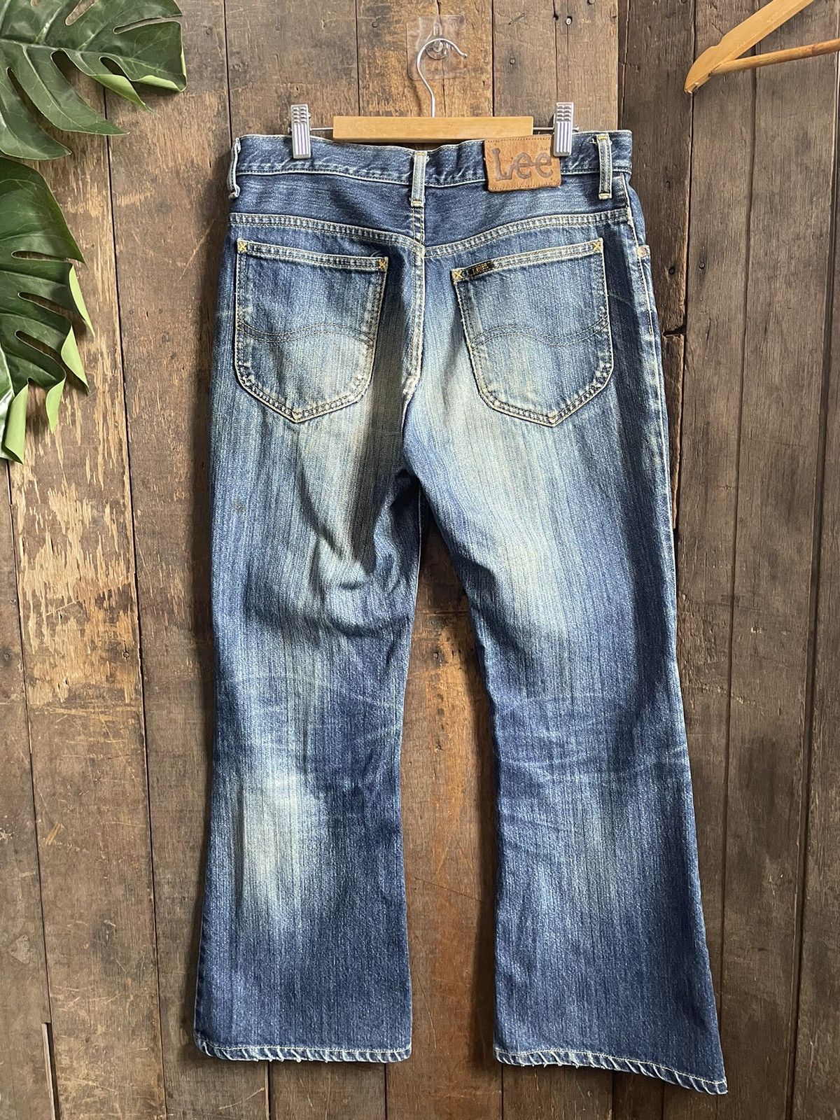 Lee × Vintage Vintage Lee Rider Flare Denim Jeans Size US 31 - 2 Thumbnail
