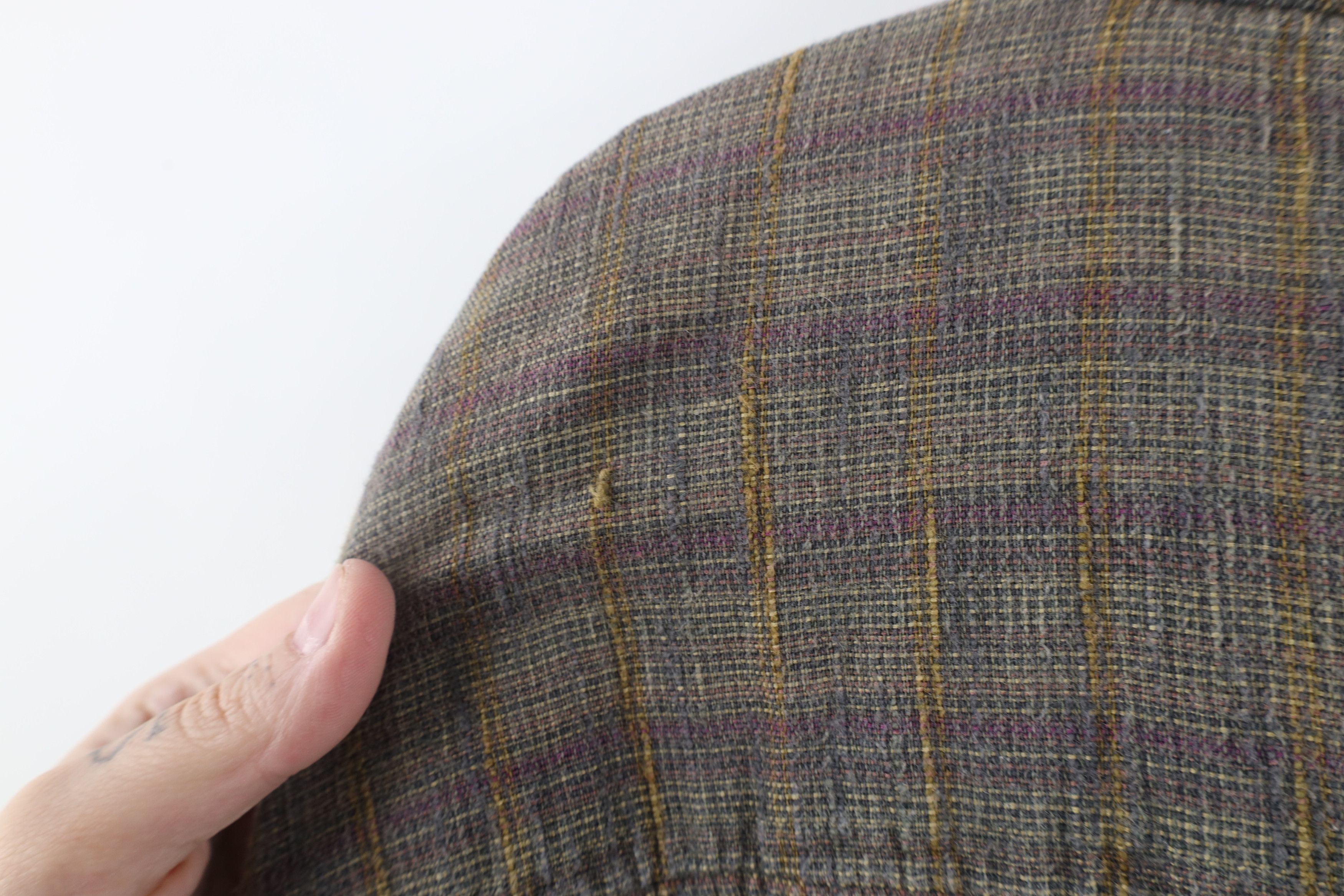 Vintage Vintage 90s Streetwear Madras Plaid Weave Button Down Shirt Size US XXL / EU 58 / 5 - 6 Thumbnail