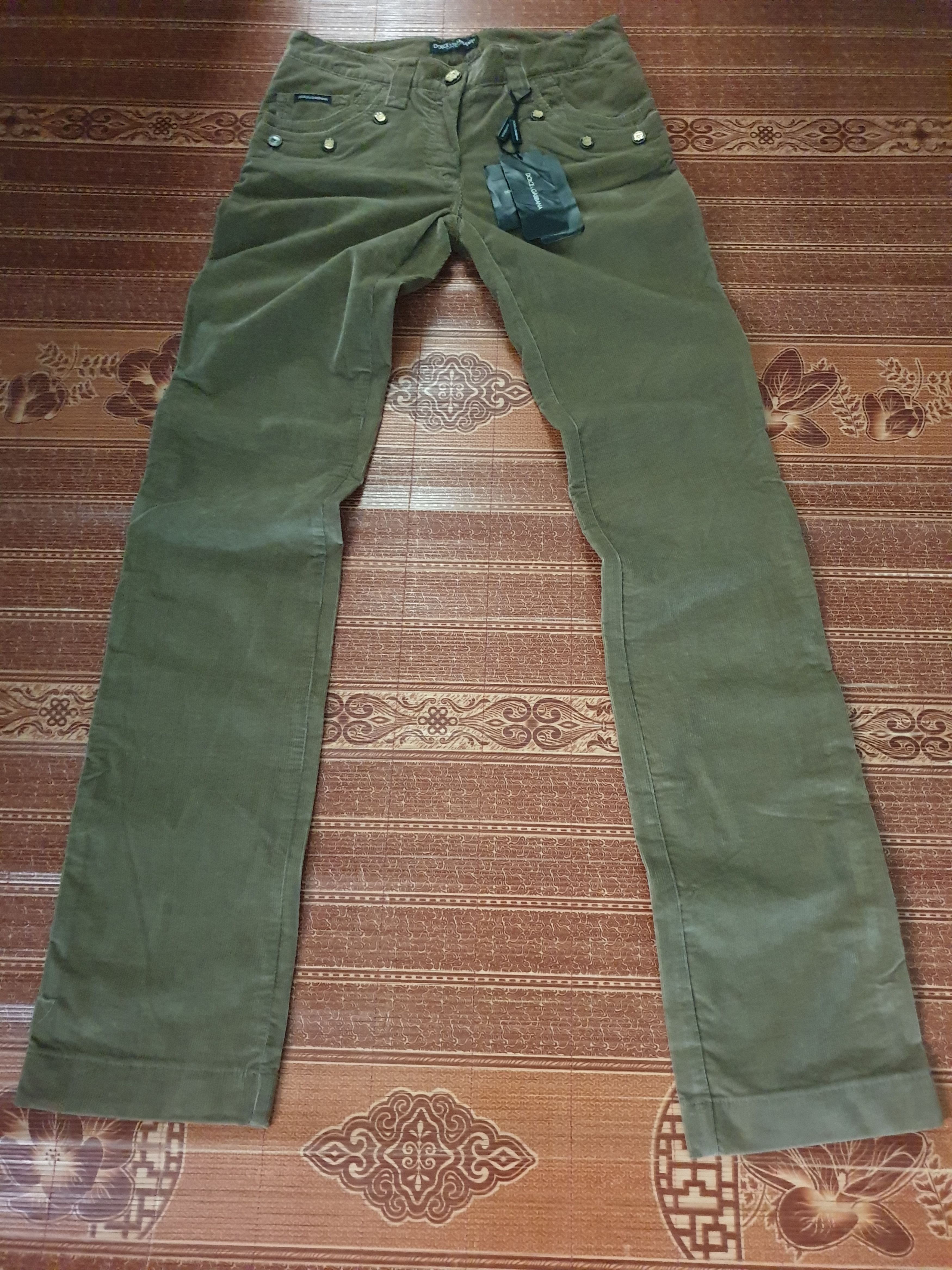 Dolce & Gabbana 💥Dolce & Gabbana Cudroy Chocolate pant Size US 29 - 6 Thumbnail