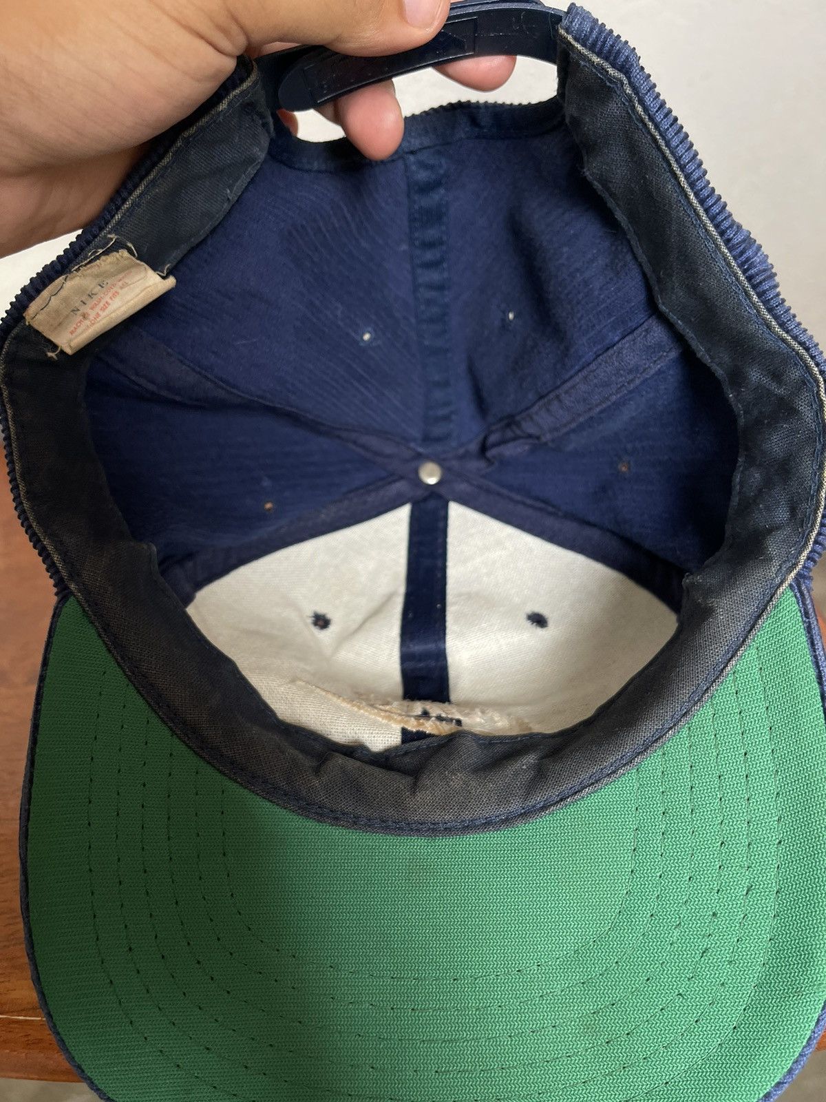 Nike × Vintage Vintage 80s Nike Embroidered Corduroy Hats Size ONE SIZE - 4 Thumbnail