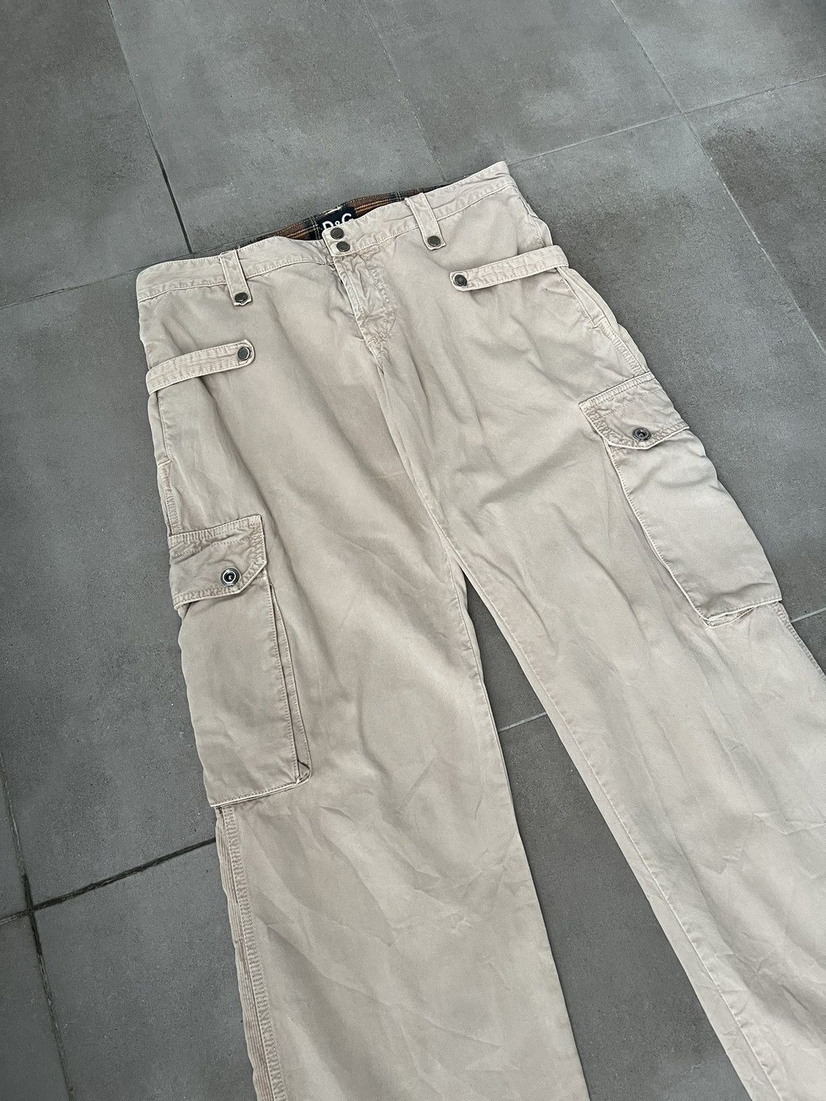Dolce & Gabbana AW03 Archive Dolce & Gabbana Cargo Beige Pants Size US 34 / EU 50 - 14 Thumbnail