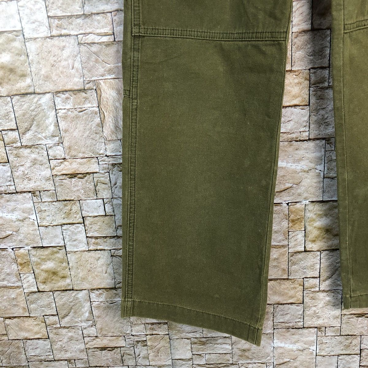 Japanese Brand Ouch Green utility tactical Cargo Multipocket Pants #A586 Size US 28 / EU 44 - 10 Thumbnail