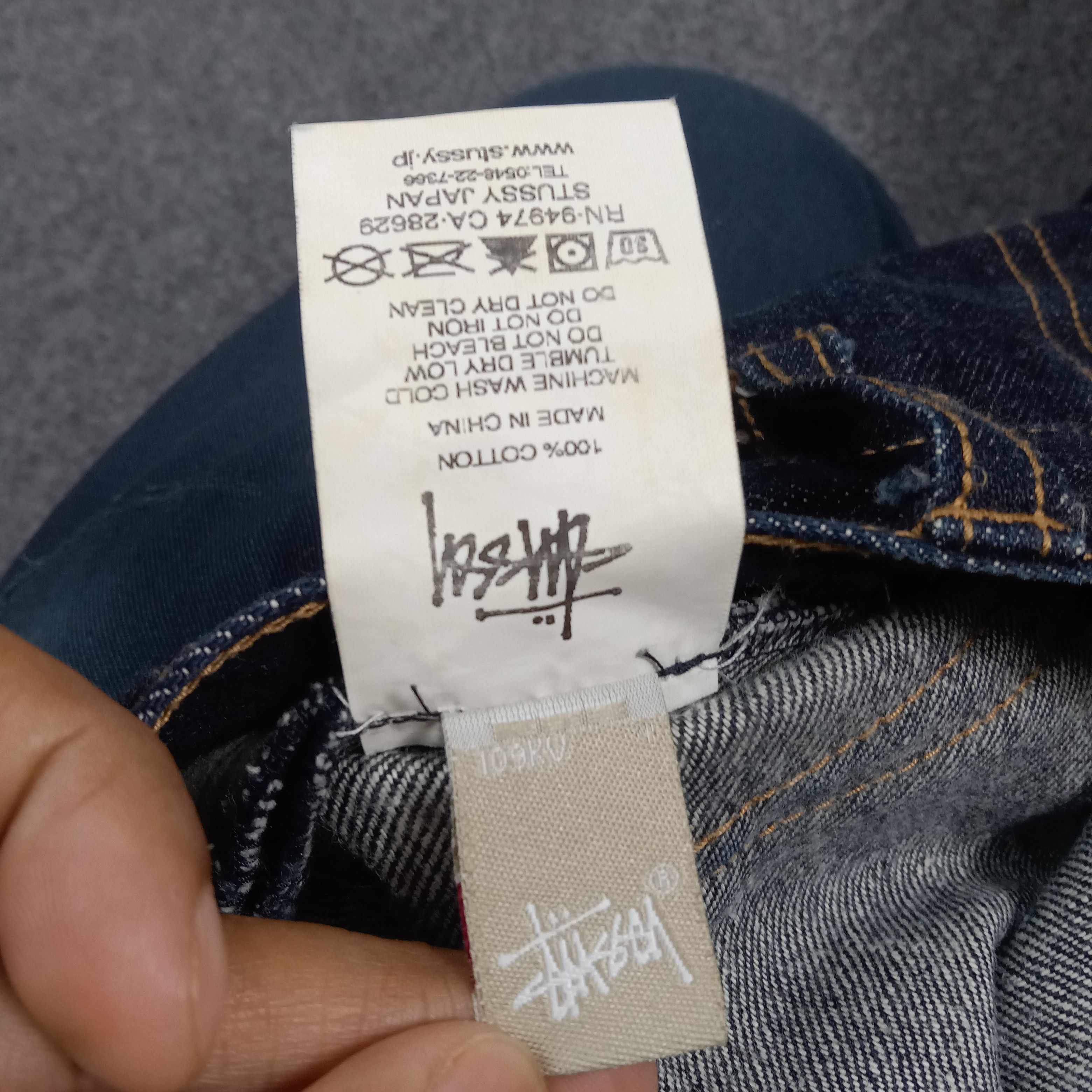 Stussy Stussy Rough Rugger Denim Custom Denim Jeans C272N25 Size US 30 / EU 46 - 14 Thumbnail