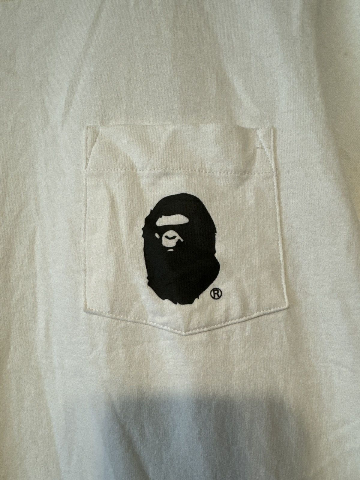 Bape Ape Head Pocket Tee Size US M / EU 48-50 / 2 - 2 Thumbnail