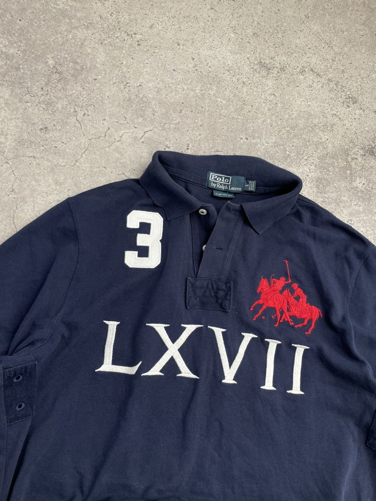 Polo Ralph Lauren × Ralph Lauren × Vintage Vintage Polo Ralph Lauren polo Chief Keef LXVII big logo Size US L / EU 52-54 / 3 - 4 Thumbnail