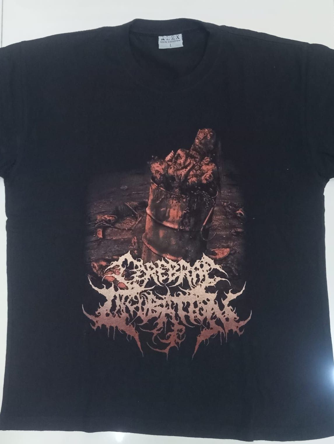 Band Tees Cerebral Incubation Asphyxiating on Excrement brutal death Size US L / EU 52-54 / 3 - 1 Thumbnail