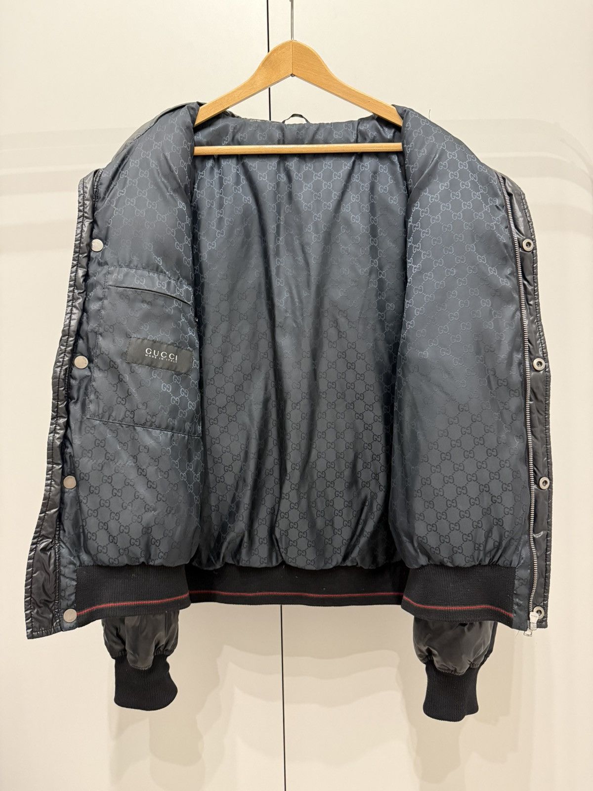 Gucci 🔥Vintage Gucci By Tom Ford Glance Down Puffer Jacket Archive Size US L / EU 52-54 / 3 - 12 Thumbnail