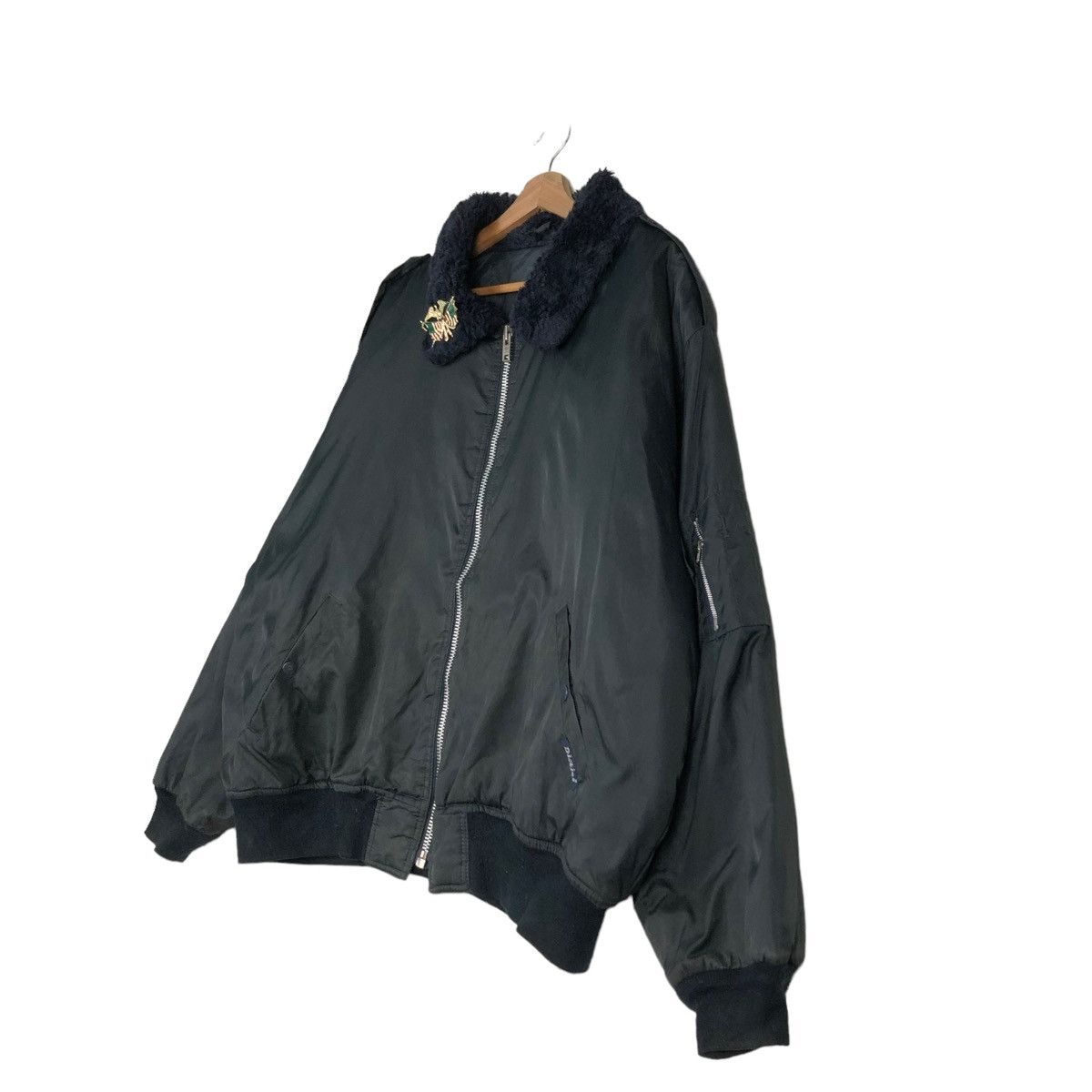 Japanese Brand 🔥VINTAGE BOMBER JACKET WORKER DICKIES MILITARY DESIGN Size US XL / EU 56 / 4 - 2 Thumbnail