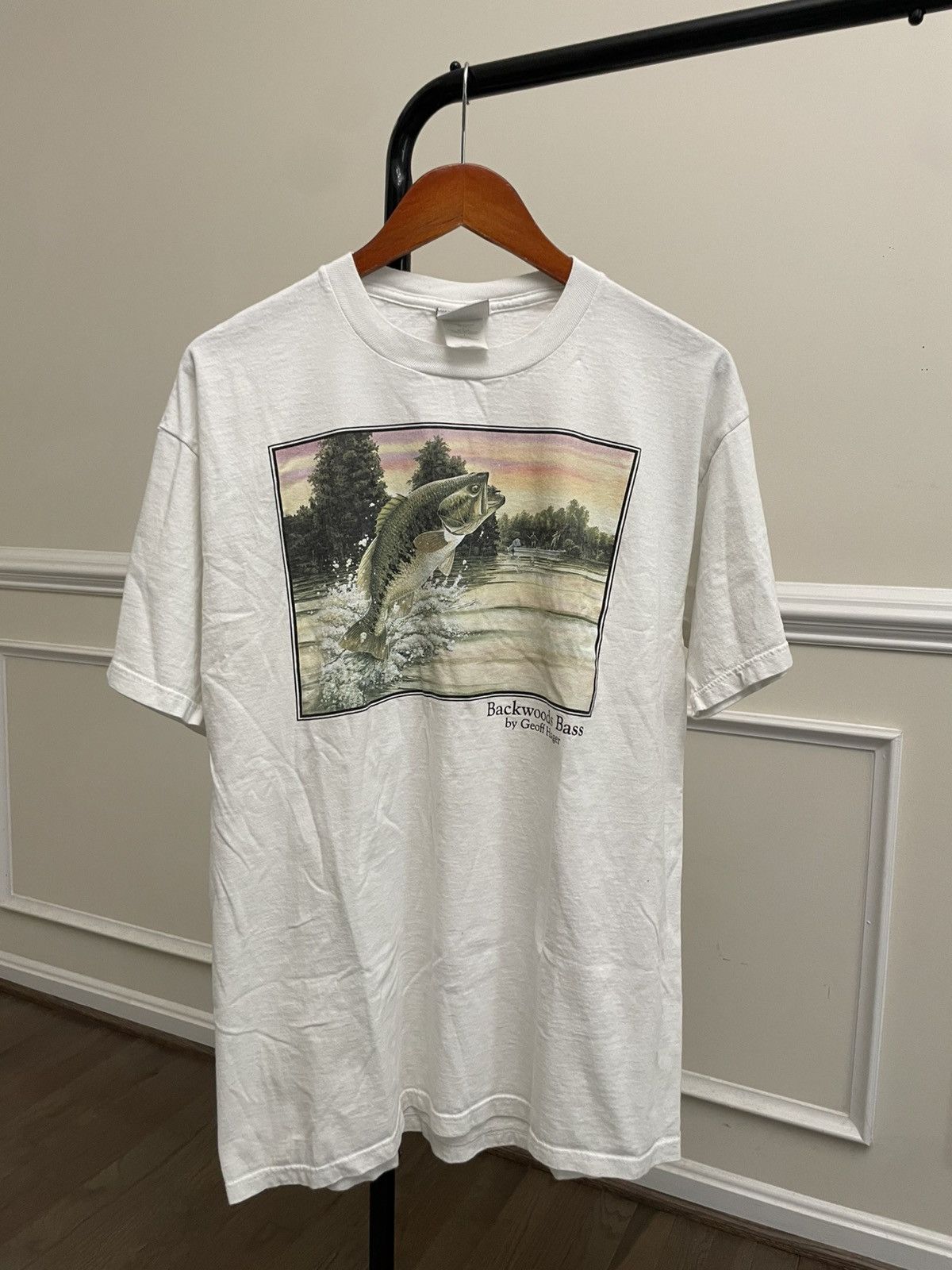 Vintage Vintage Fish Art Graphic Tee Nature Hanes Unsoundrags Size US L / EU 52-54 / 3 - 2 Thumbnail