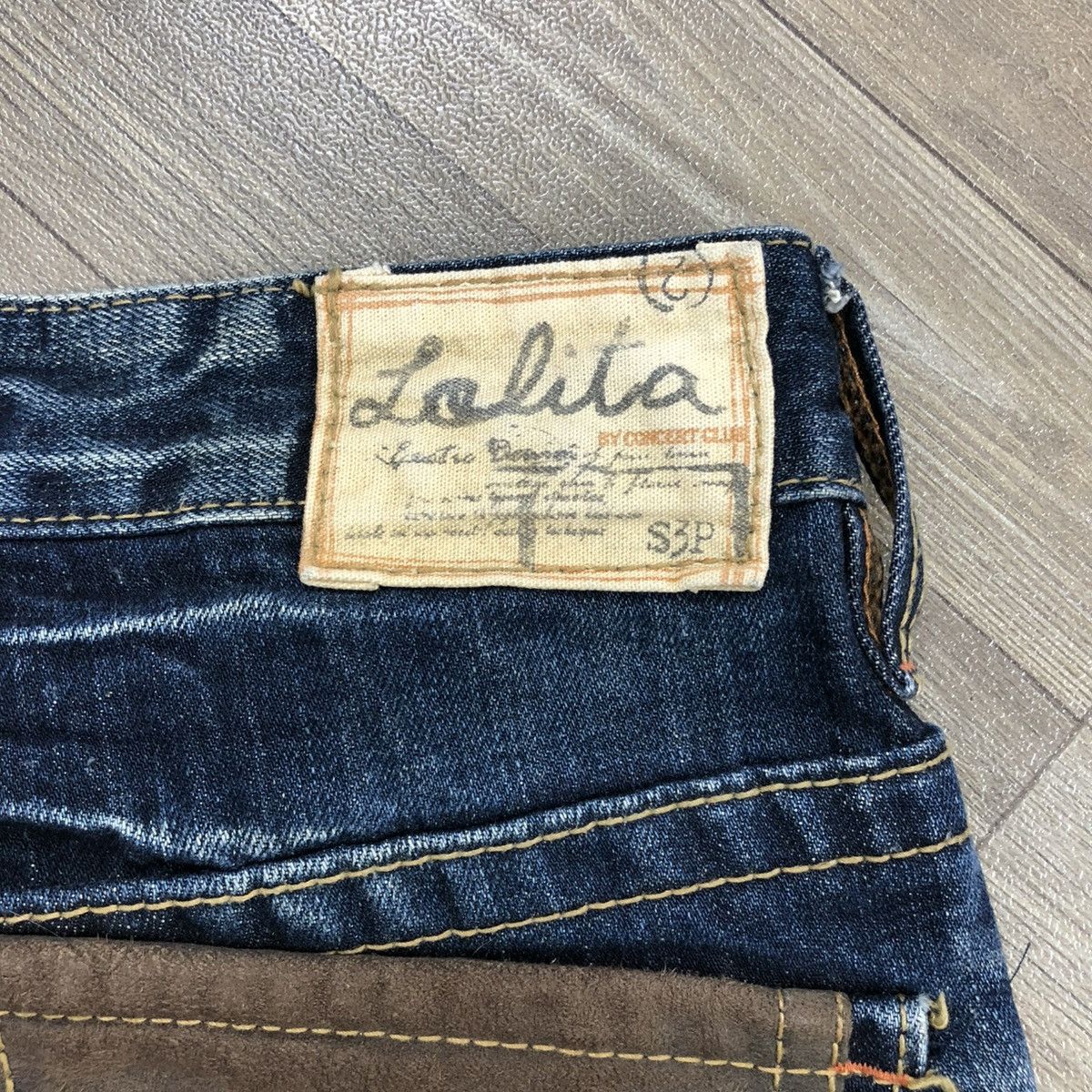 If Six Was Nine 2000s Lolita Distressed Multizipper Bootcut Flared Jeans Y2K Size US 28 / EU 44 - 7 Thumbnail