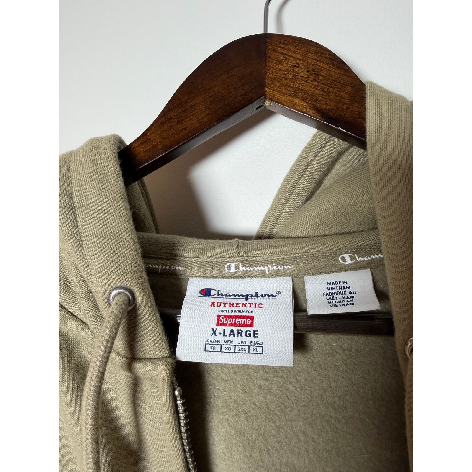 Supreme Supreme Champion Zip Up Hooded Sweatshirt Size US XL / EU 56 / 4 - 5 Thumbnail