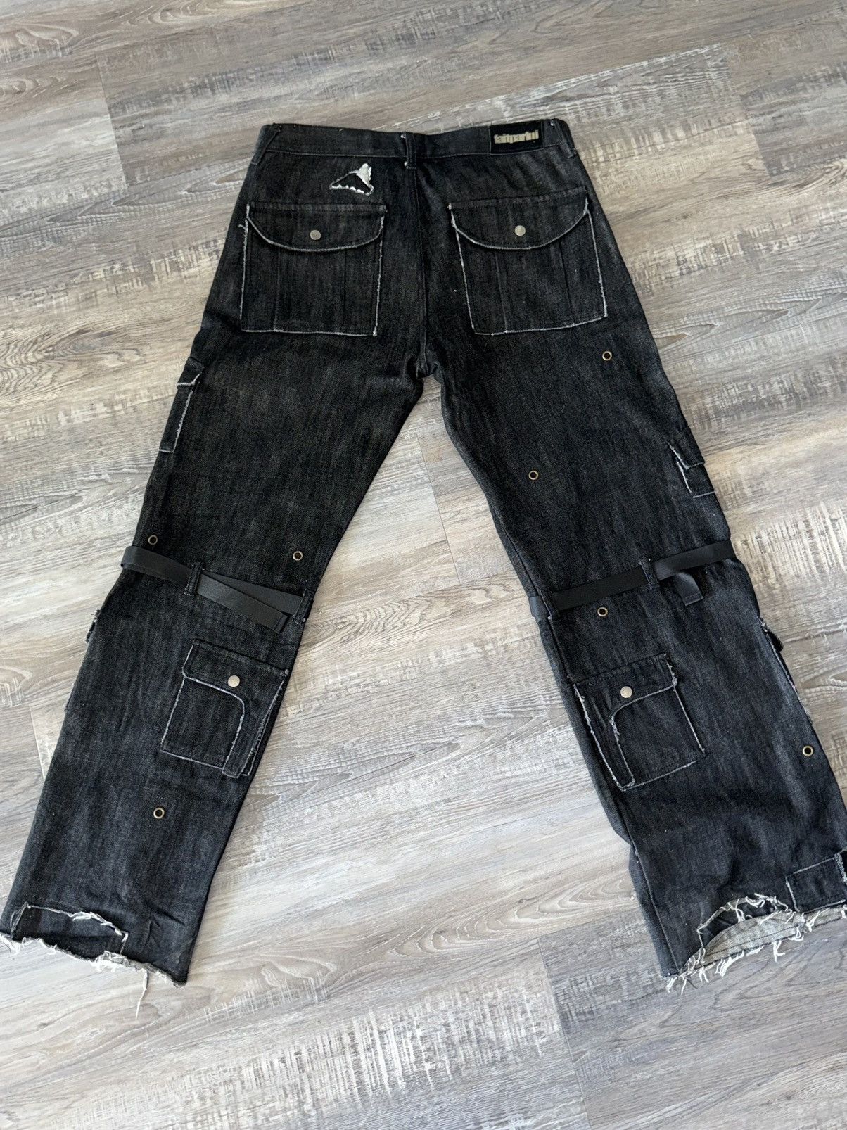 Other Fait Par Lui SS2023 Denim Cargo Pants Size US 36 / EU 52 - 3 Thumbnail