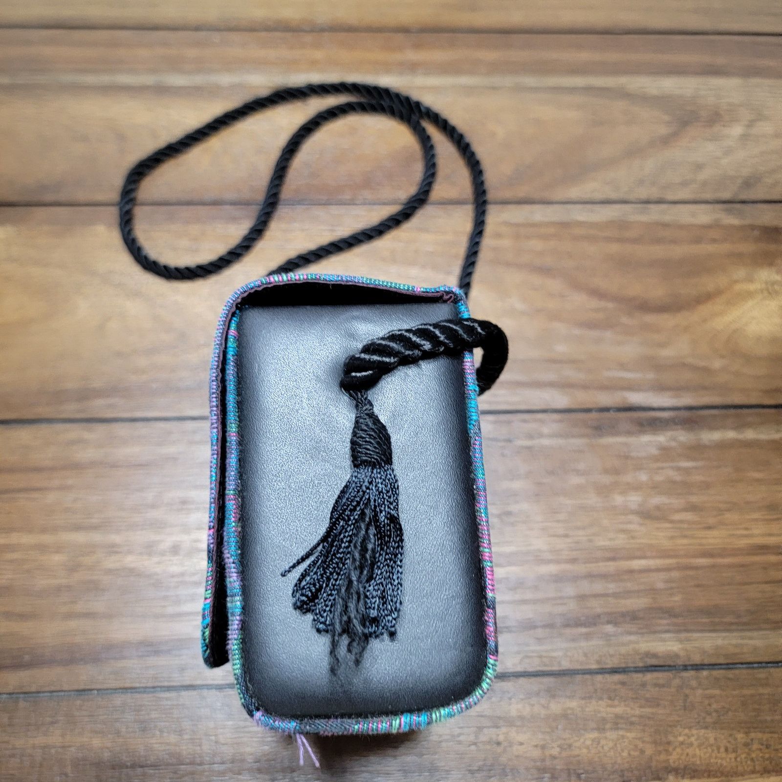 Other Small Hard Shell Shoulder Bag w/ Tassels (NO tags) Size ONE SIZE - 4 Thumbnail