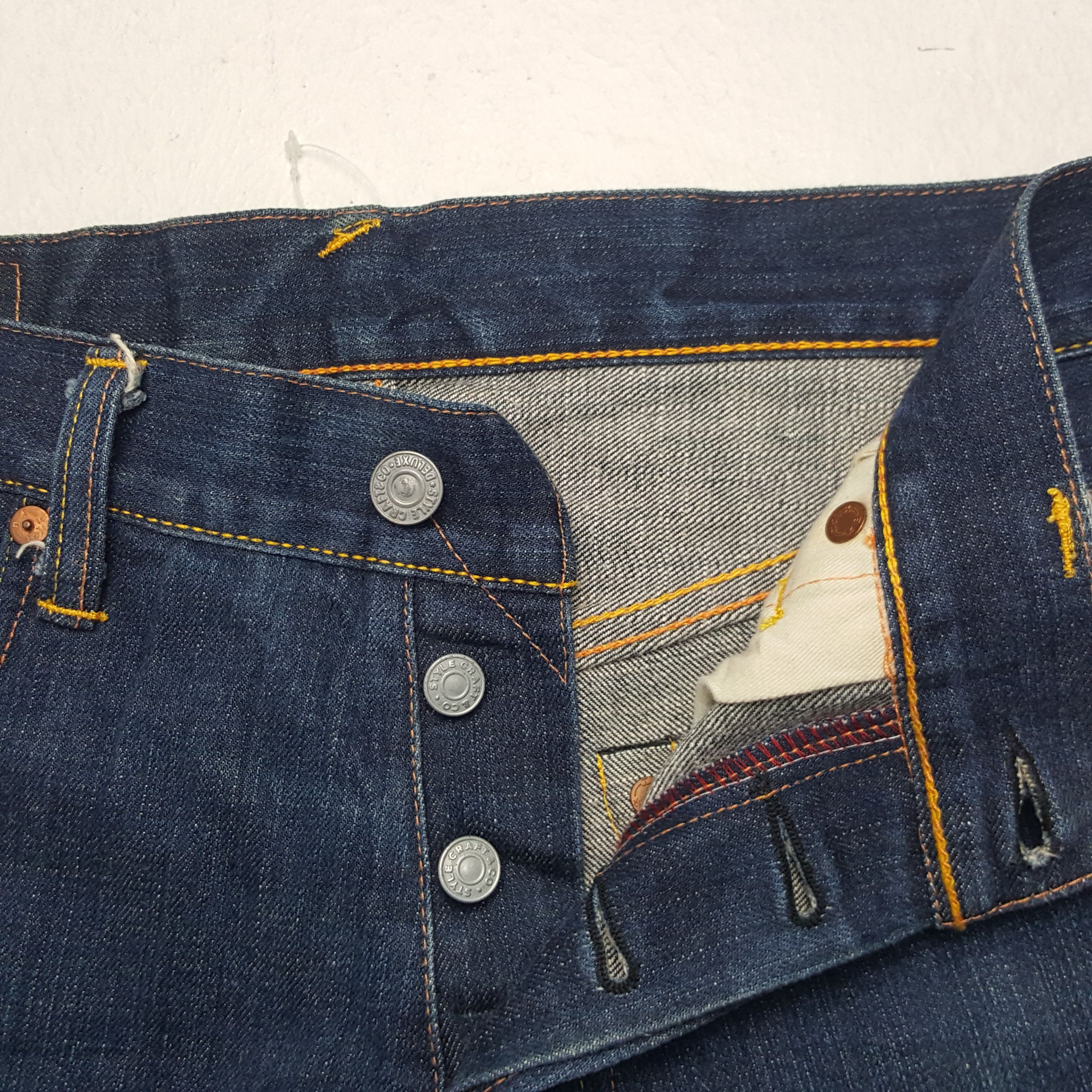 Evisu × Japanese Brand × Vintage Vintage Evisu Japanese Brand Daicock Custom Art Denim Jeans Size US 29 - 7 Thumbnail