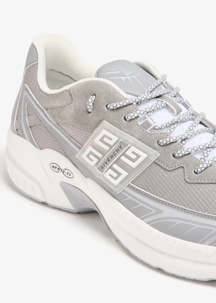 Givenchy o1lv12m1025 Nenty 52 Low Top Runners in Grey Size US 11 / EU 44 - 4 Thumbnail