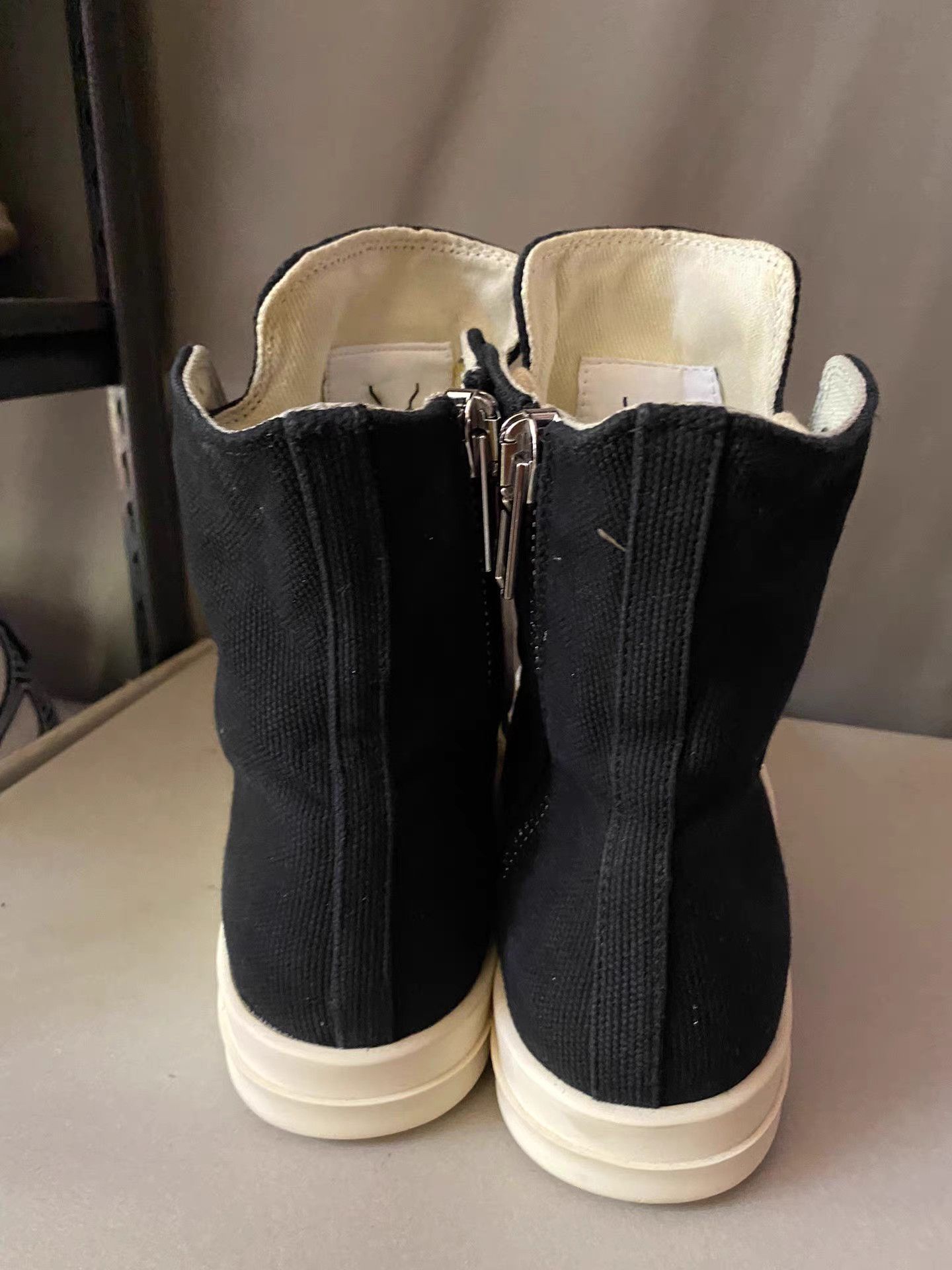 Rick Owens Rick Owens DRKSHDW Canvas Low Top Sneakers Size US 7 / IT 37 - 4 Thumbnail