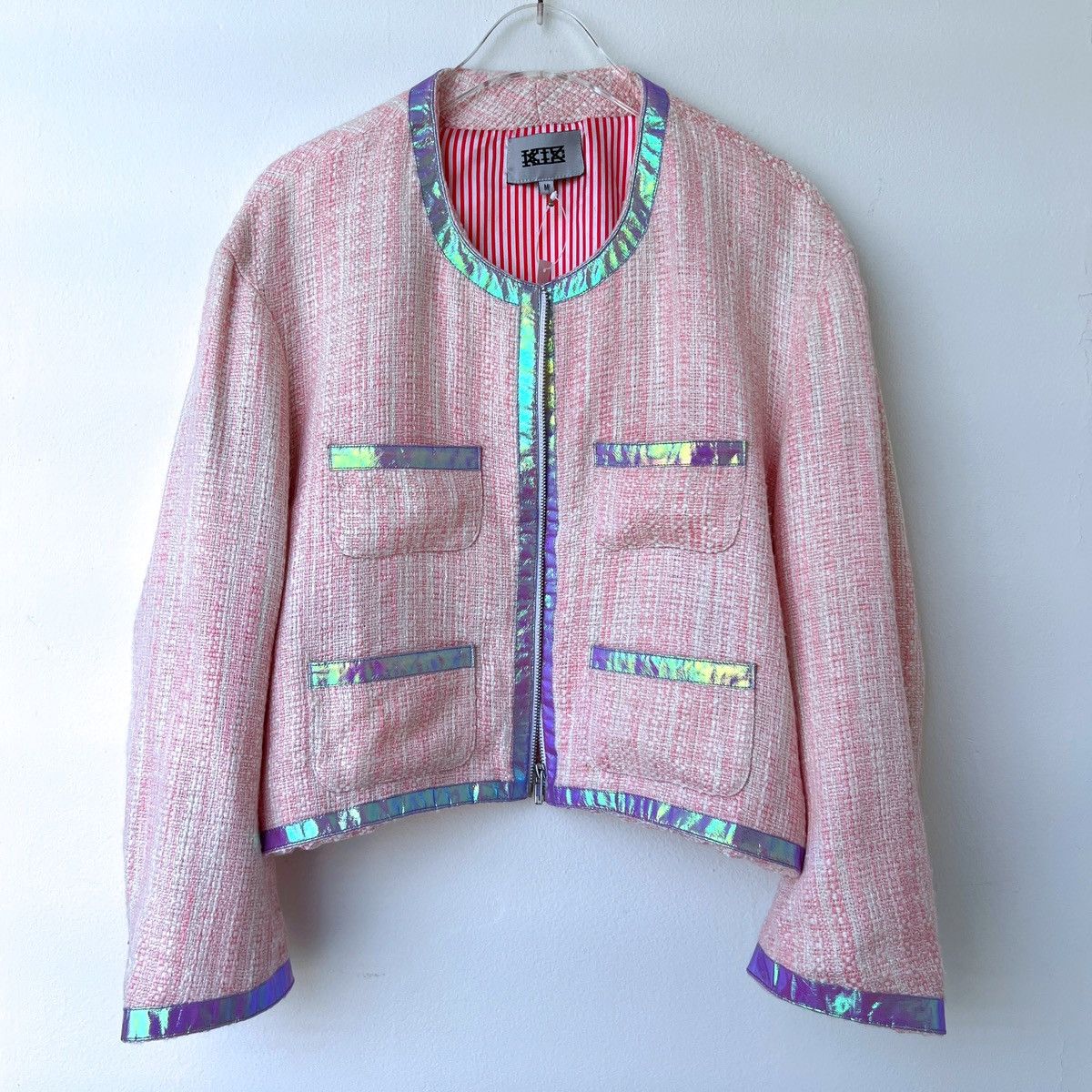 KTZ KTZ Kokon To Zai Pink tweed Bomber Jacket 2014 Cruise Size M / US 6-8 / IT 42-44 - 3 Thumbnail