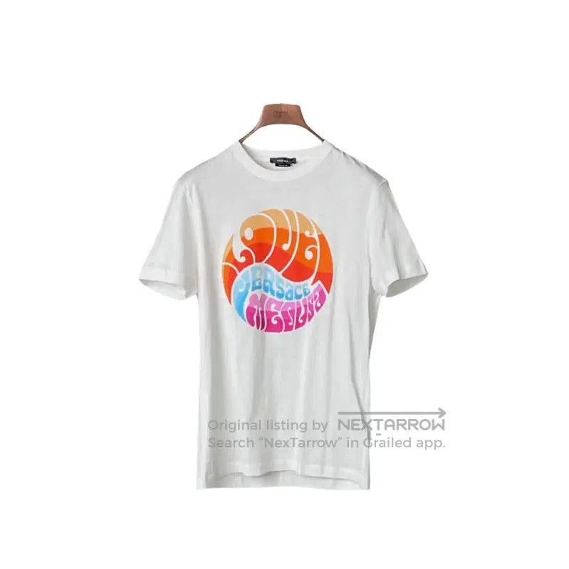 Versace Versace Summer White Logo Short Sleeve T-Shirt . Size US M / EU 48-50 / 2 - 1 Thumbnail
