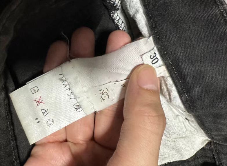 Helmut Lang Helmut Lang Black Beef Solid Beef Self made Je2412-Nextarrow Size US 30 / EU 46 - 6 Thumbnail