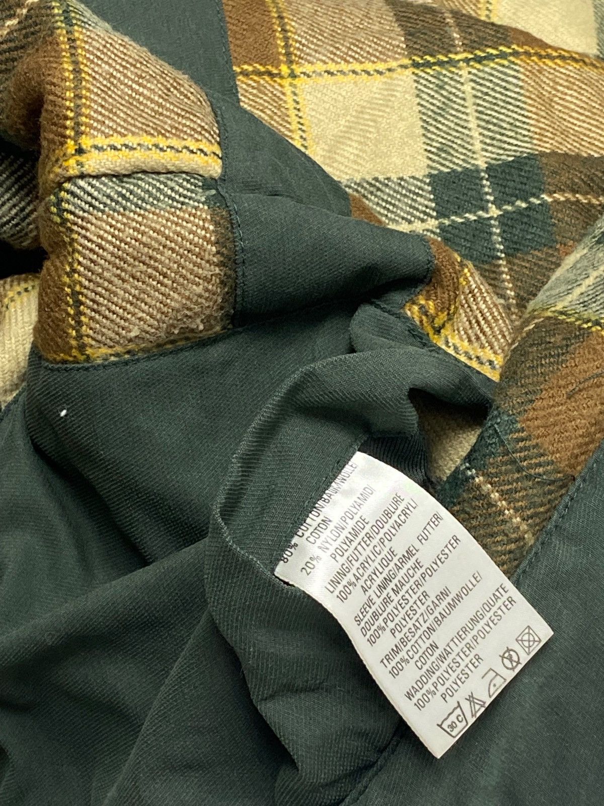 Baracuta Vintage BARACUTA Green Warm Winter Checkered Parka Jacket Size US XL / EU 56 / 4 - 7 Thumbnail