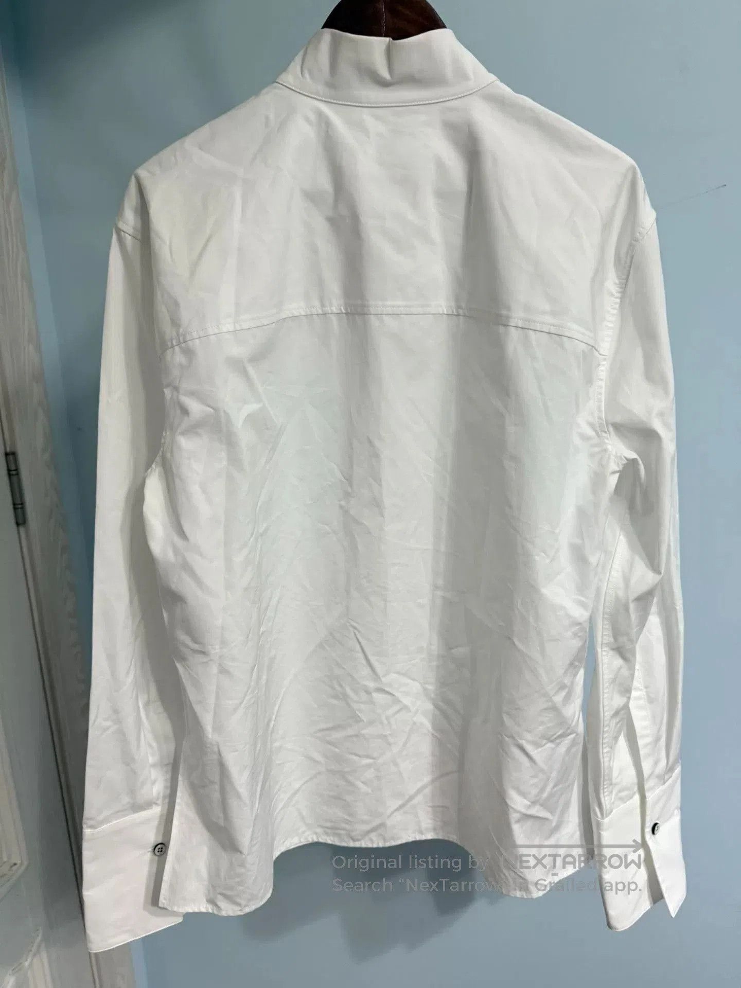 Jil Sander Jil Sander Minimalist Tie Shirt. Size S / US 4 / IT 40 - 5 Thumbnail