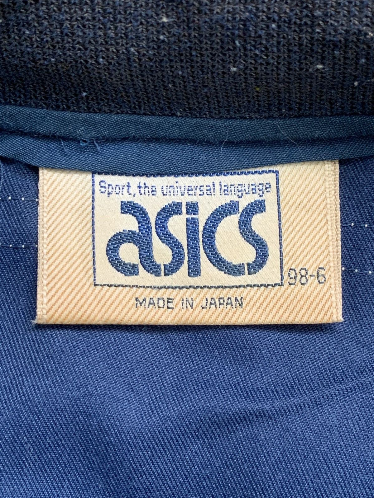 Asics × Japanese Brand Rare Design Vintage Asics Tiger Paw Zipper Jackets Size US L / EU 52-54 / 3 - 4 Thumbnail