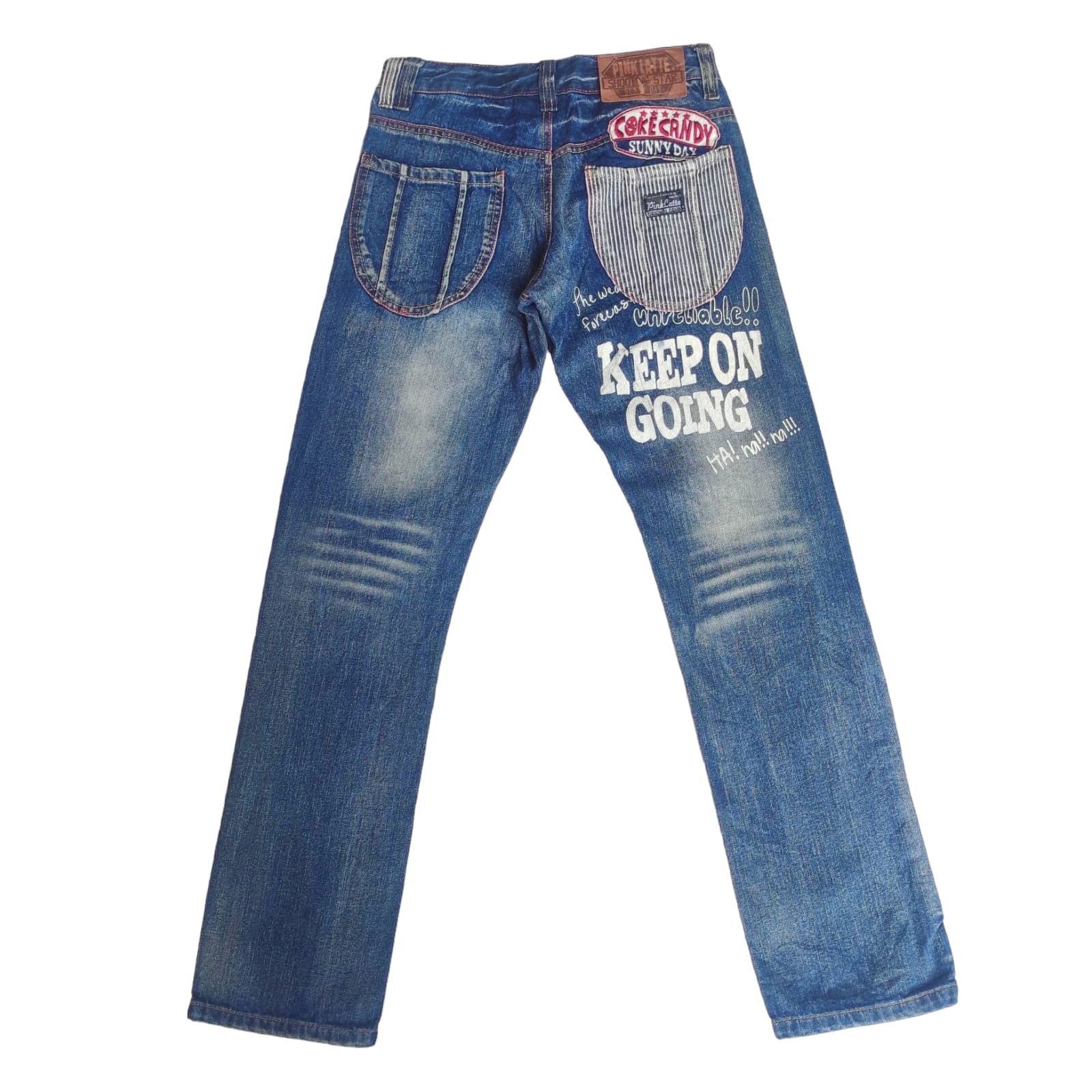Hysteric Glamour PINK LATTE Denim Jeans Size 28" / US 6 / IT 42 - 2 Thumbnail