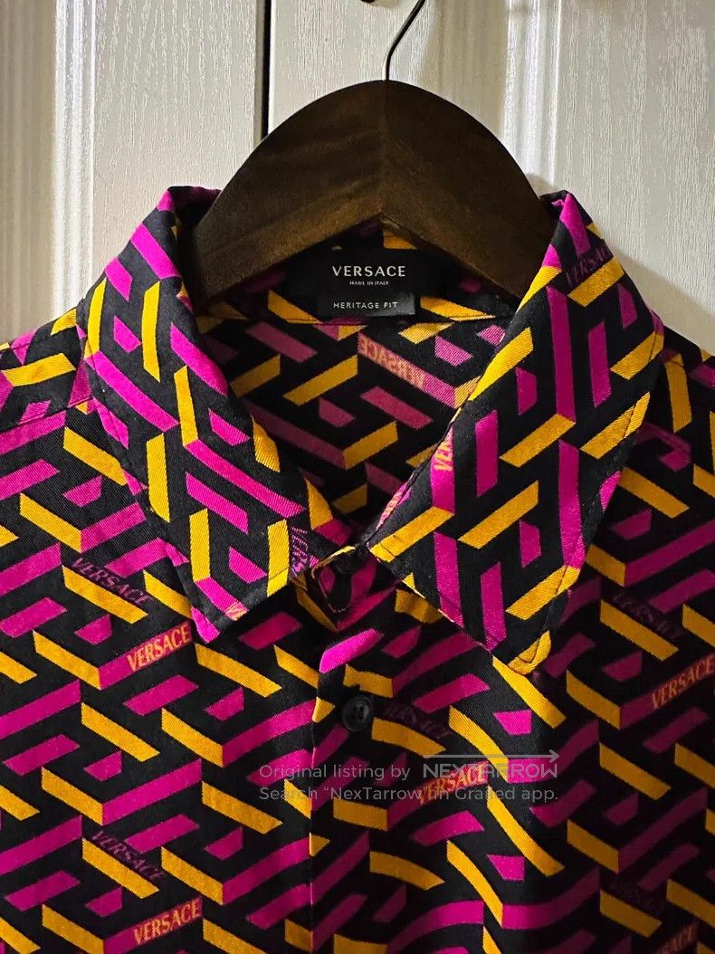 Versace Versace Silk shirt top Size US L / EU 52-54 / 3 - 3 Thumbnail