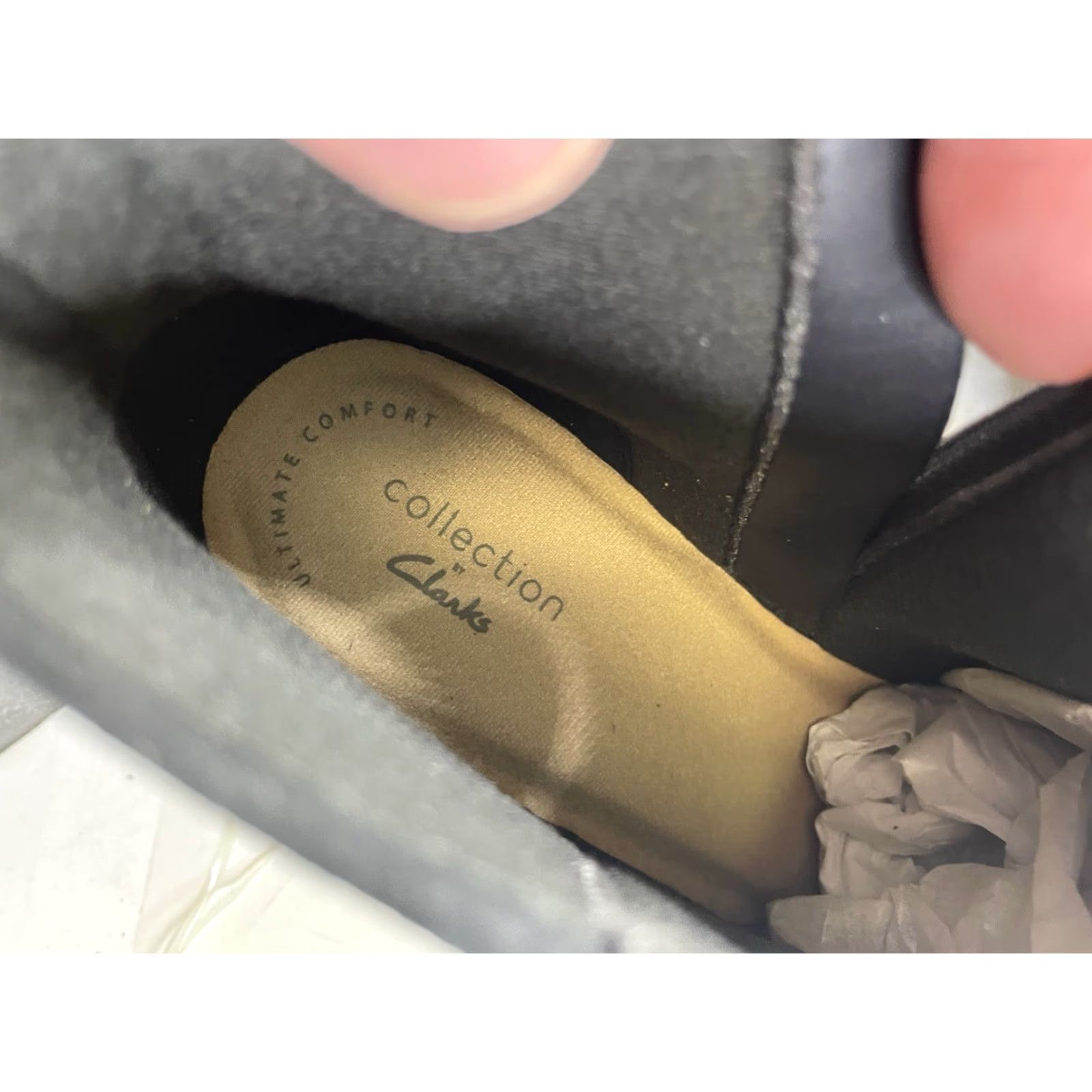 Clarks Clarks Linvale Leather Black Suede Booties Womens 9.5 M Bootie Box Included Size US 10 / IT 40 - 6 Thumbnail