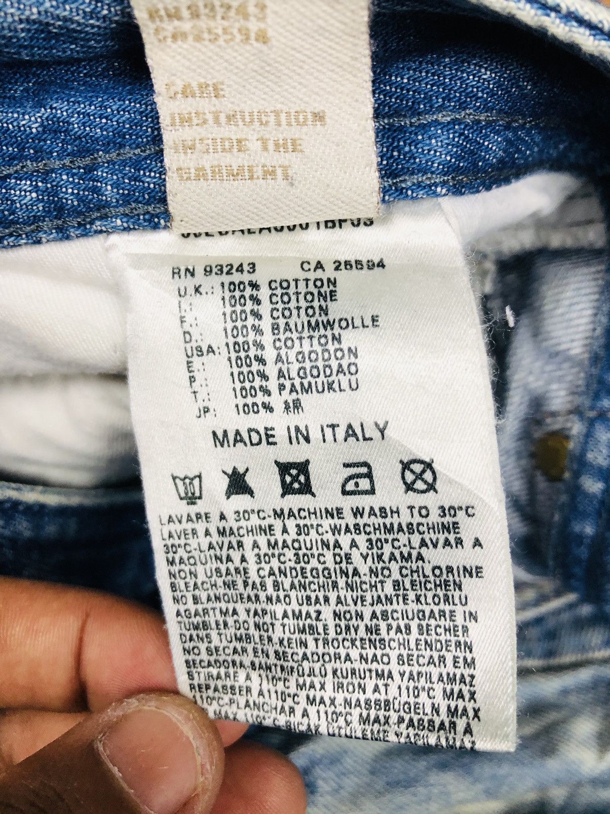Diesel Diesel Industry Distress Jeans (36) Size US 33 - 15 Thumbnail