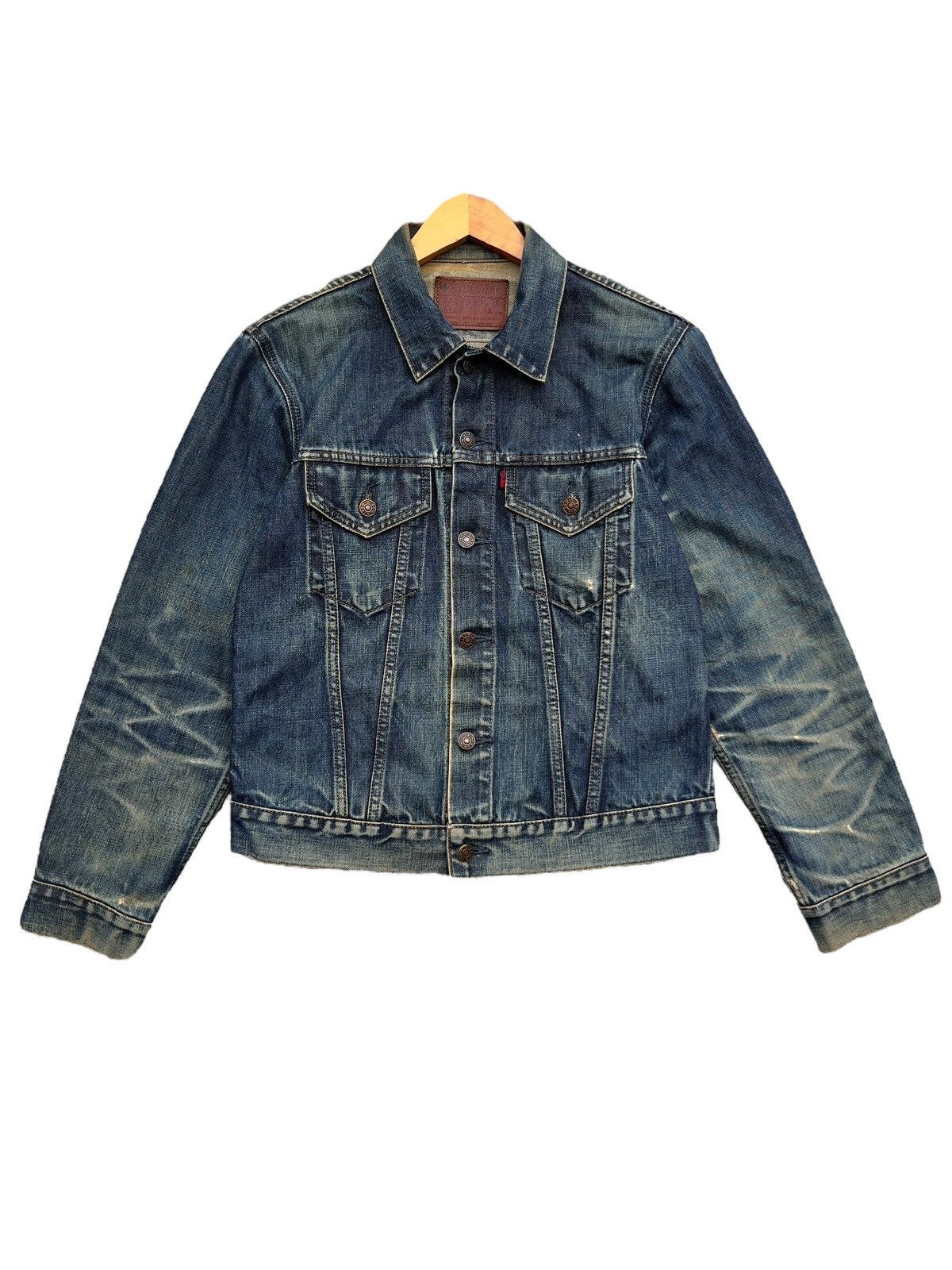 Edwin Vintage Edwin Japan Mudwash Distressed Denim Jacket Size US M / EU 48-50 / 2 - 1 Thumbnail
