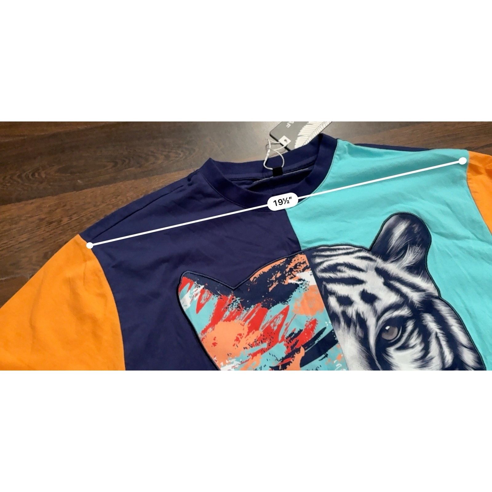 & Other Stories BLACK LEAF SPLIT TIGER SHIRT MENS SZ LARGE MULTI-COLOR Size US L / EU 52-54 / 3 - 11 Thumbnail